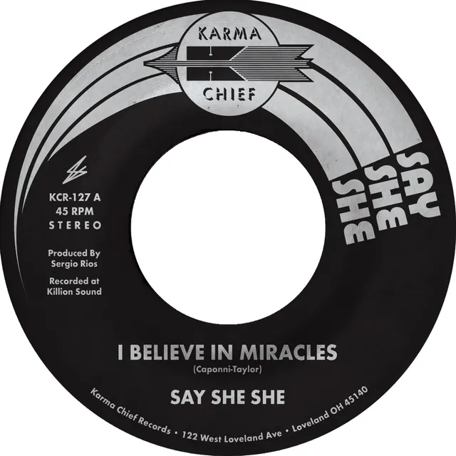 Say She She I Believe In Miracles 45 tours violet funk