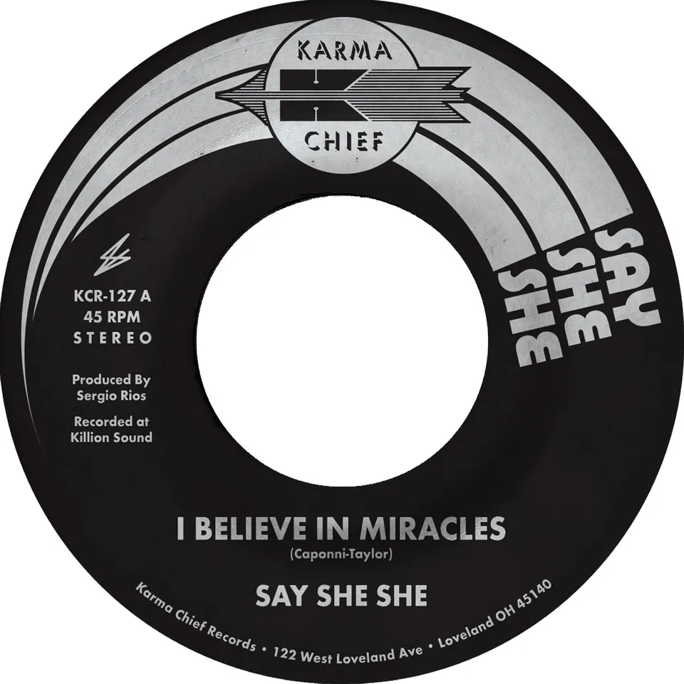 Say She She I Believe In Miracles 45 tours violet funk
