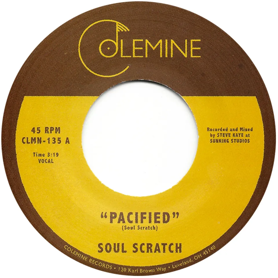 Soul Scratch Pacified 45 tours northern soul