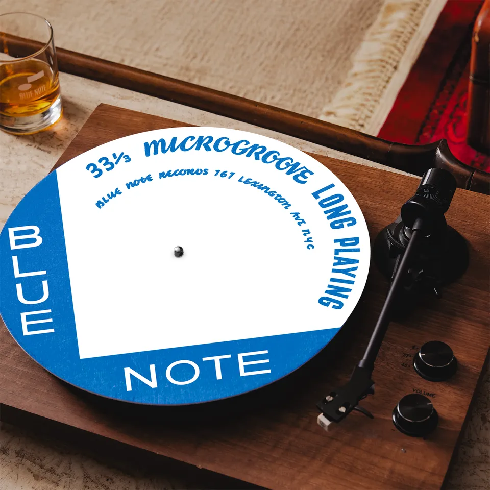 Blue Note Microgroove Slipmat Feutrine 12" Platine