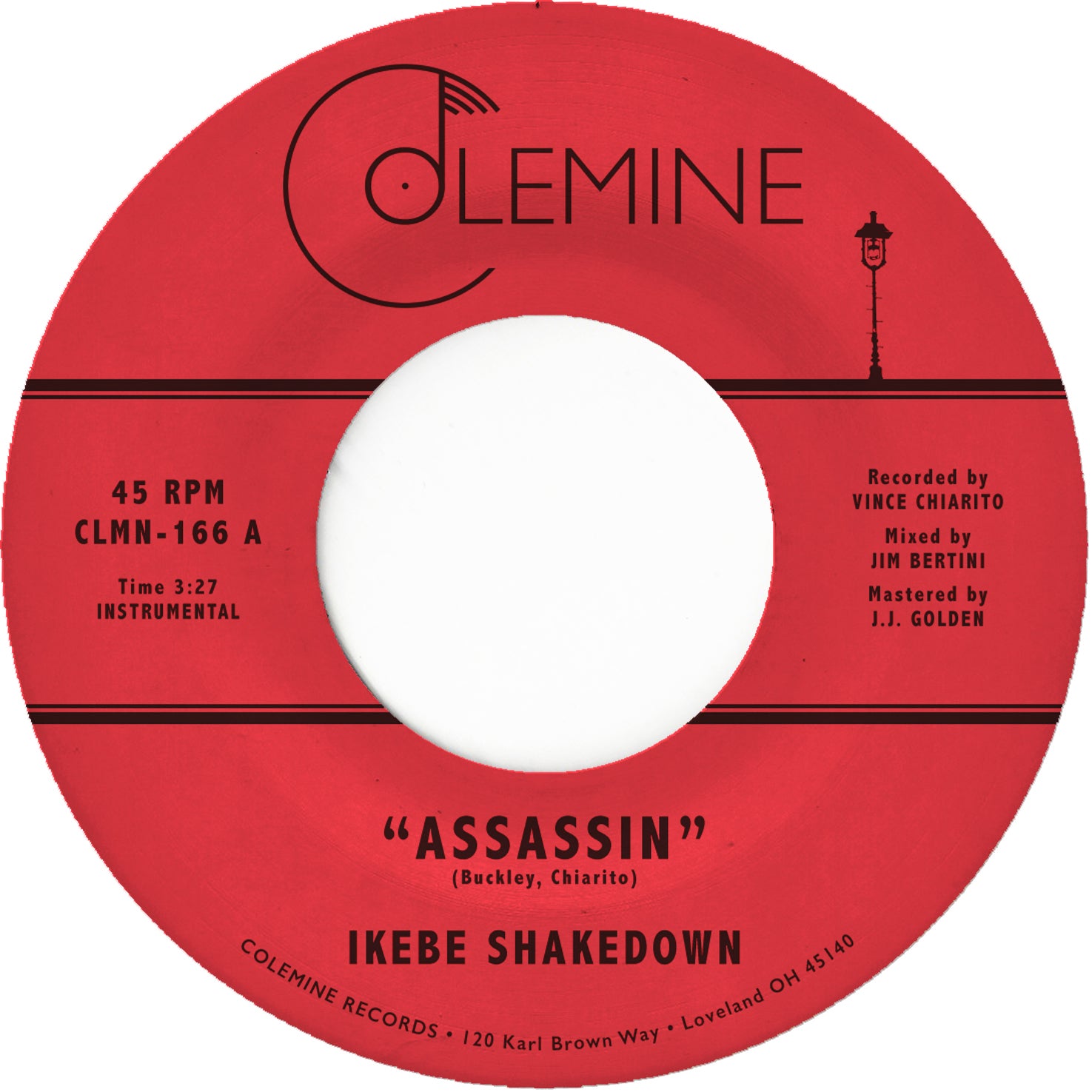 Ikebe Shakedown Assassin 45 tours vinyle noir soul