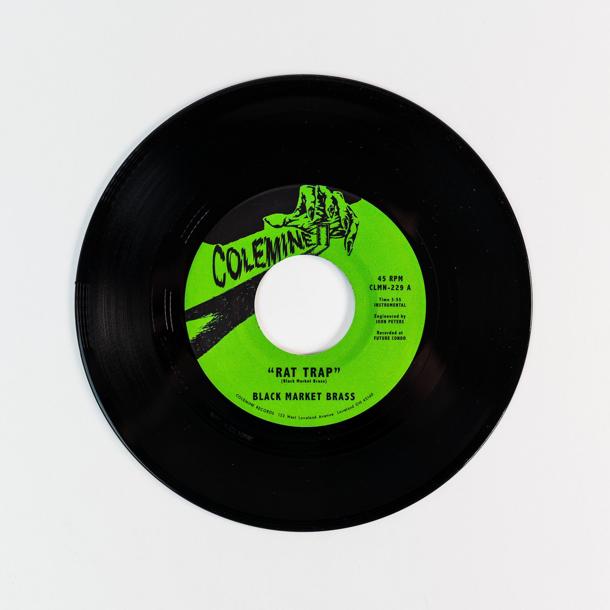 Black Market Brass Rat Trap vinyle 7 pouces violet swirl