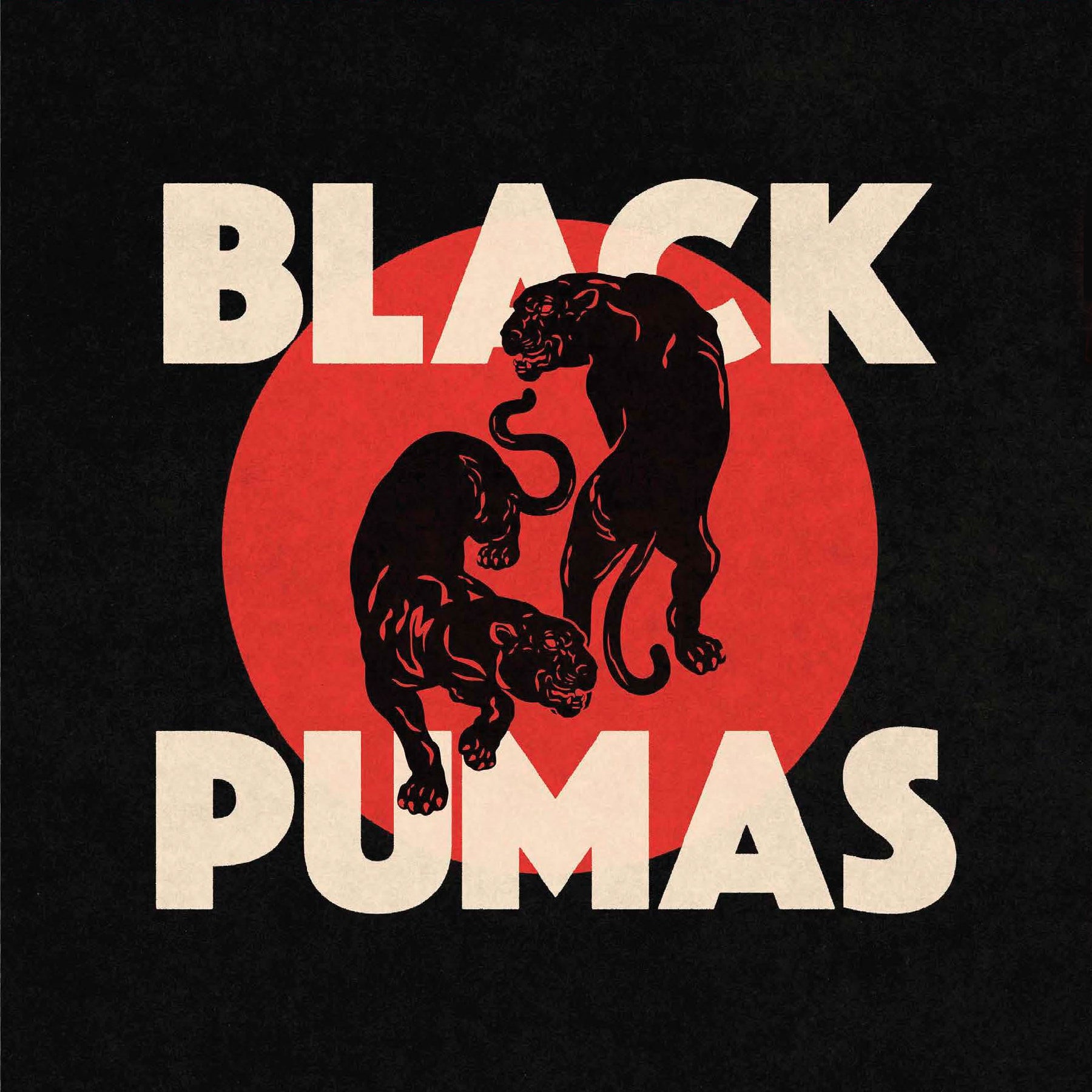 Black Pumas Black Pumas vinyle LP blanc opaque soul