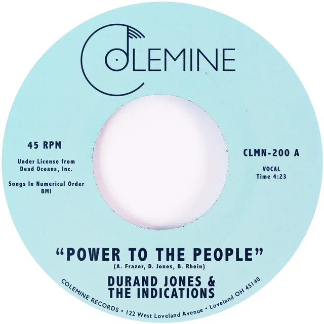 Durand Jones & The Indications – Power To The People 45T