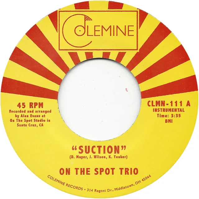 Colemine On The Spot Trio Suction 45 tours 7" funk