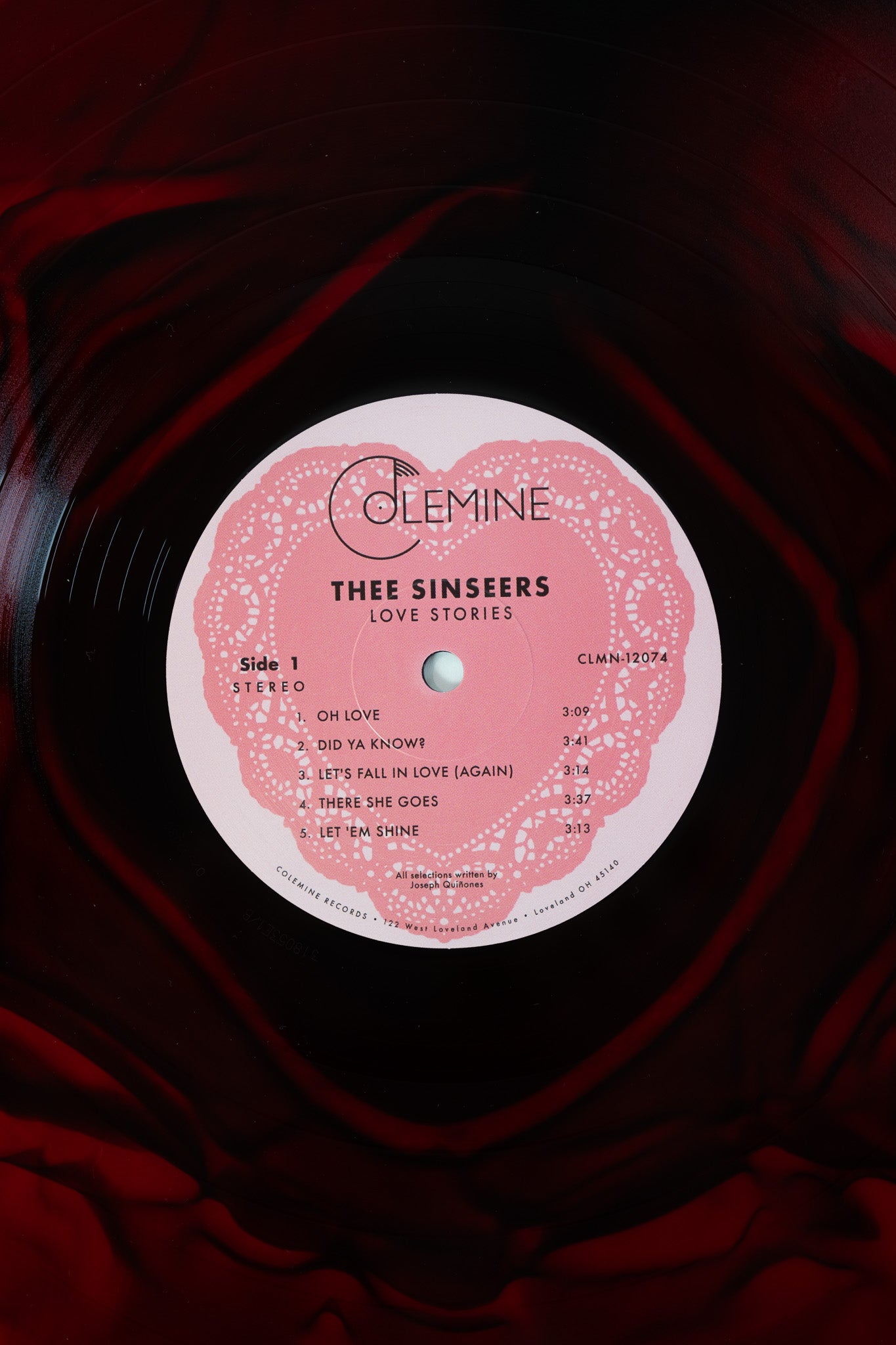 Thee Sinseers Love Stories vinyle LP sweet soul jaune