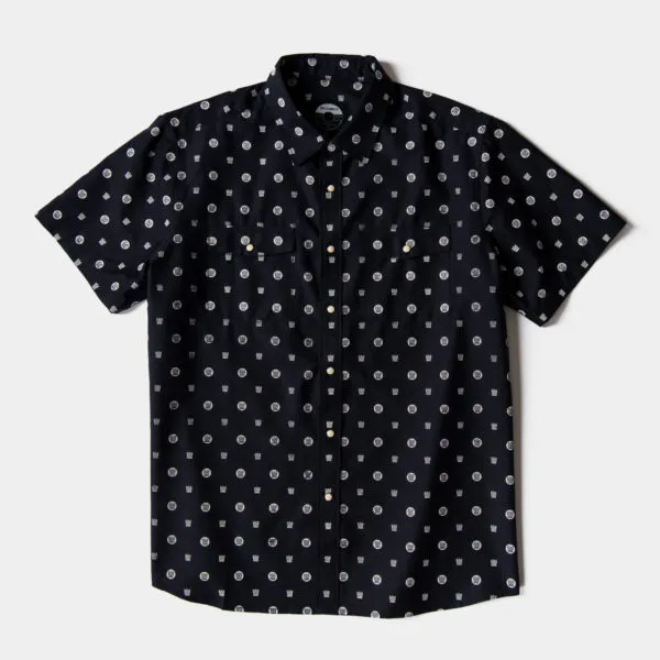 Big Crown Records Wilson & Willy chemise bleue blanche