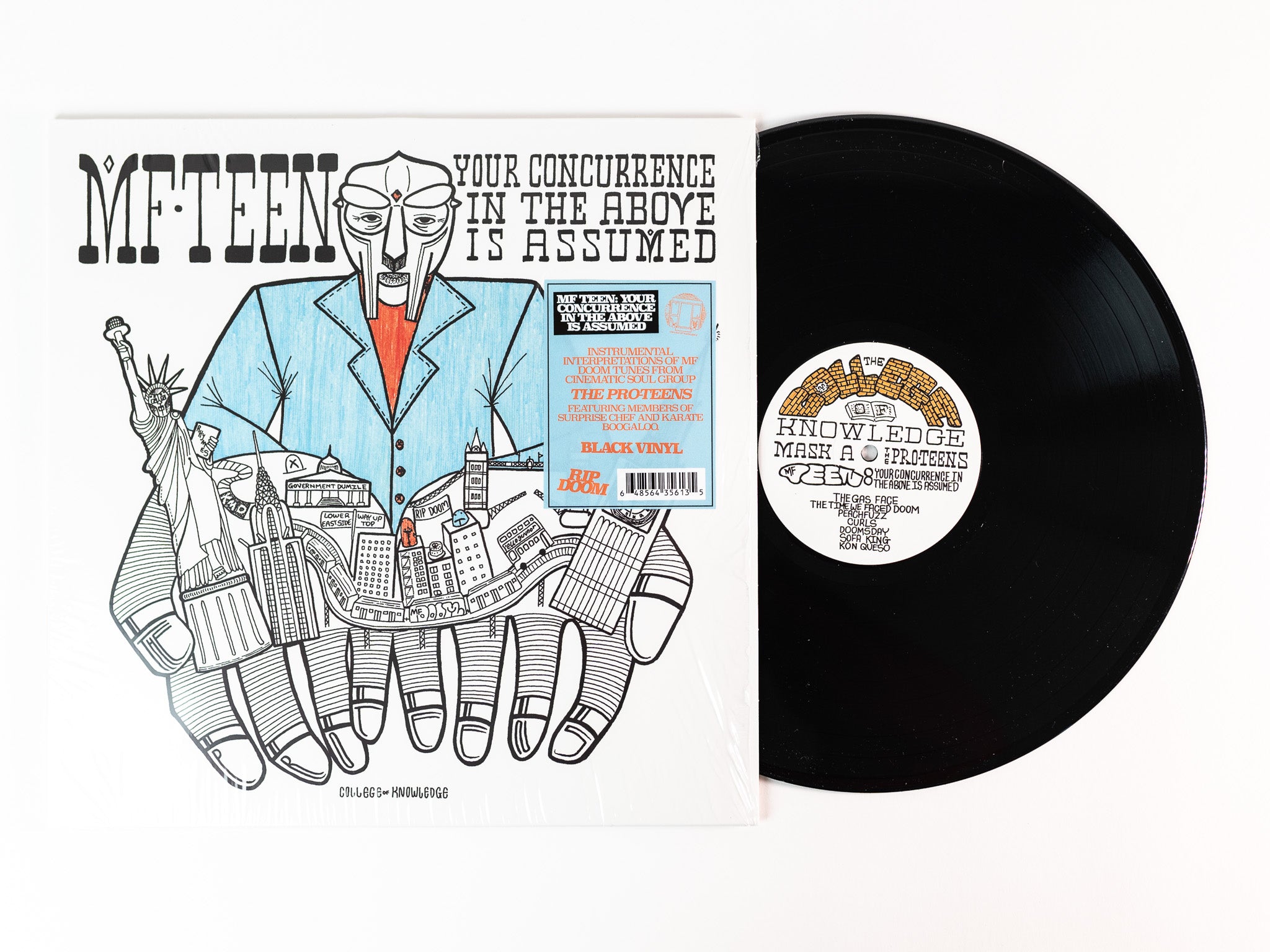 The Pro-Teens MF-Teen vinyle LP Orange boom bap funk