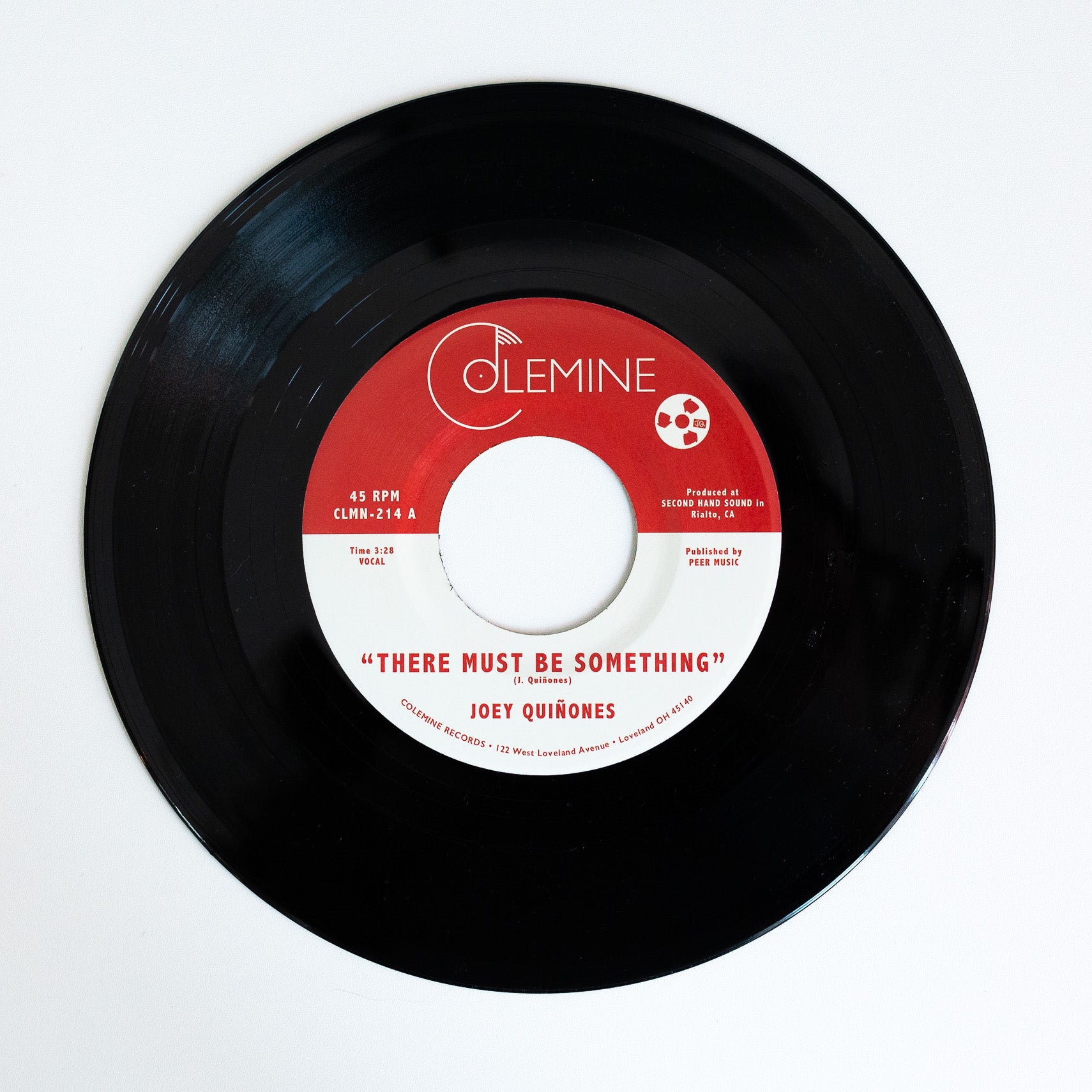 Joey Quiñones There Must Be Something 45 tours vinyle clear