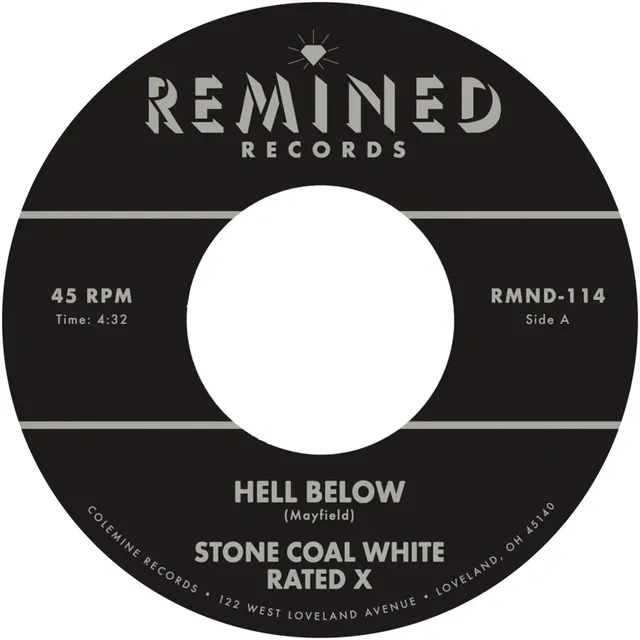 Stone Coal White Hell Below 45 tours vinyle rouge funk soul