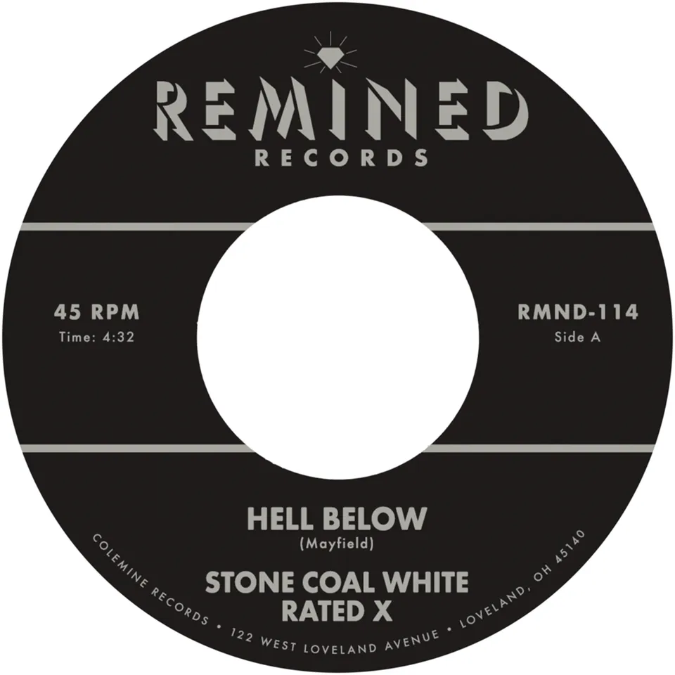 Stone Coal White Hell Below 45 tours vinyle rouge funk soul