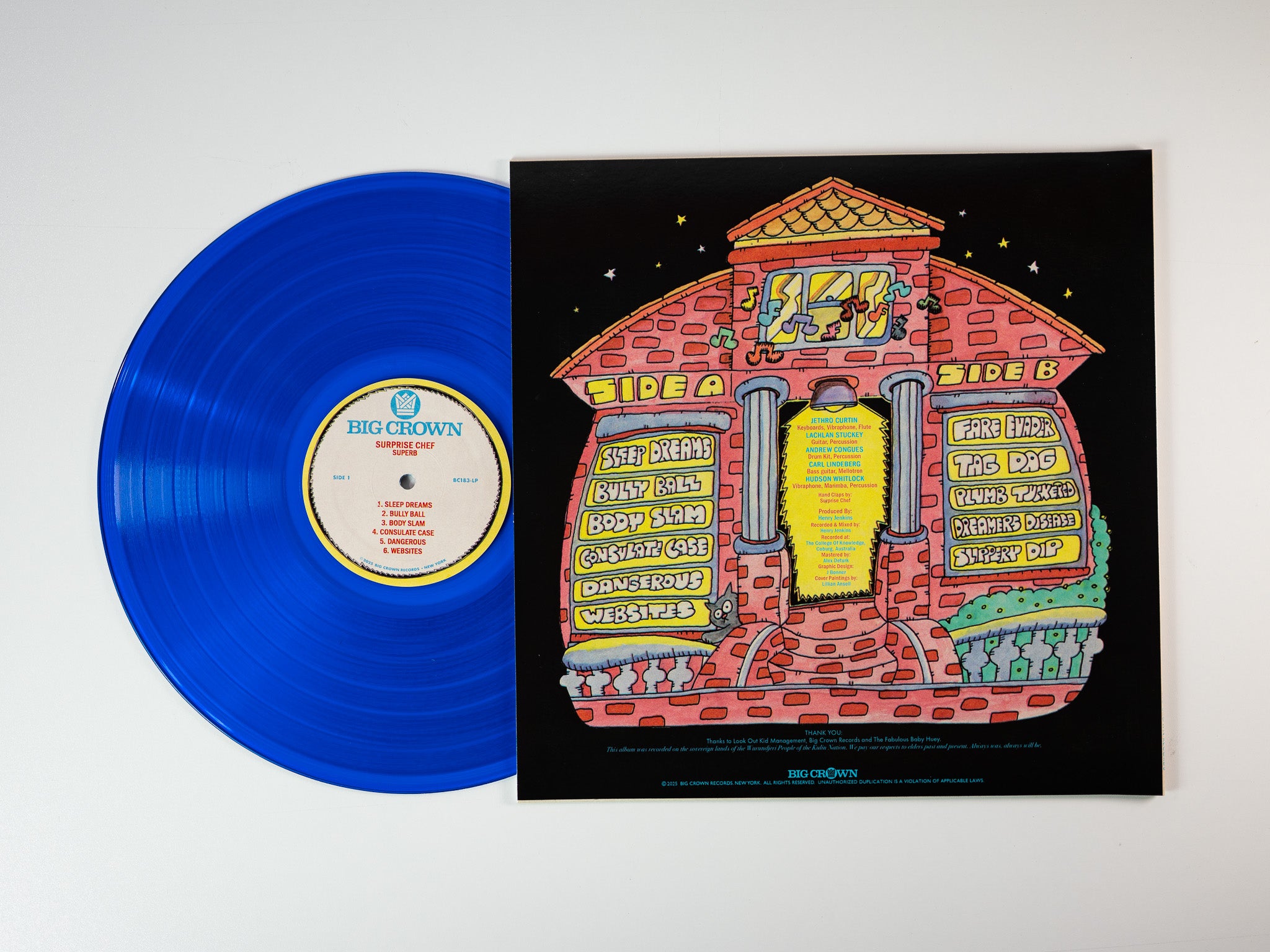 Surprise Chef Superb vinyle LP orange soul cinématique