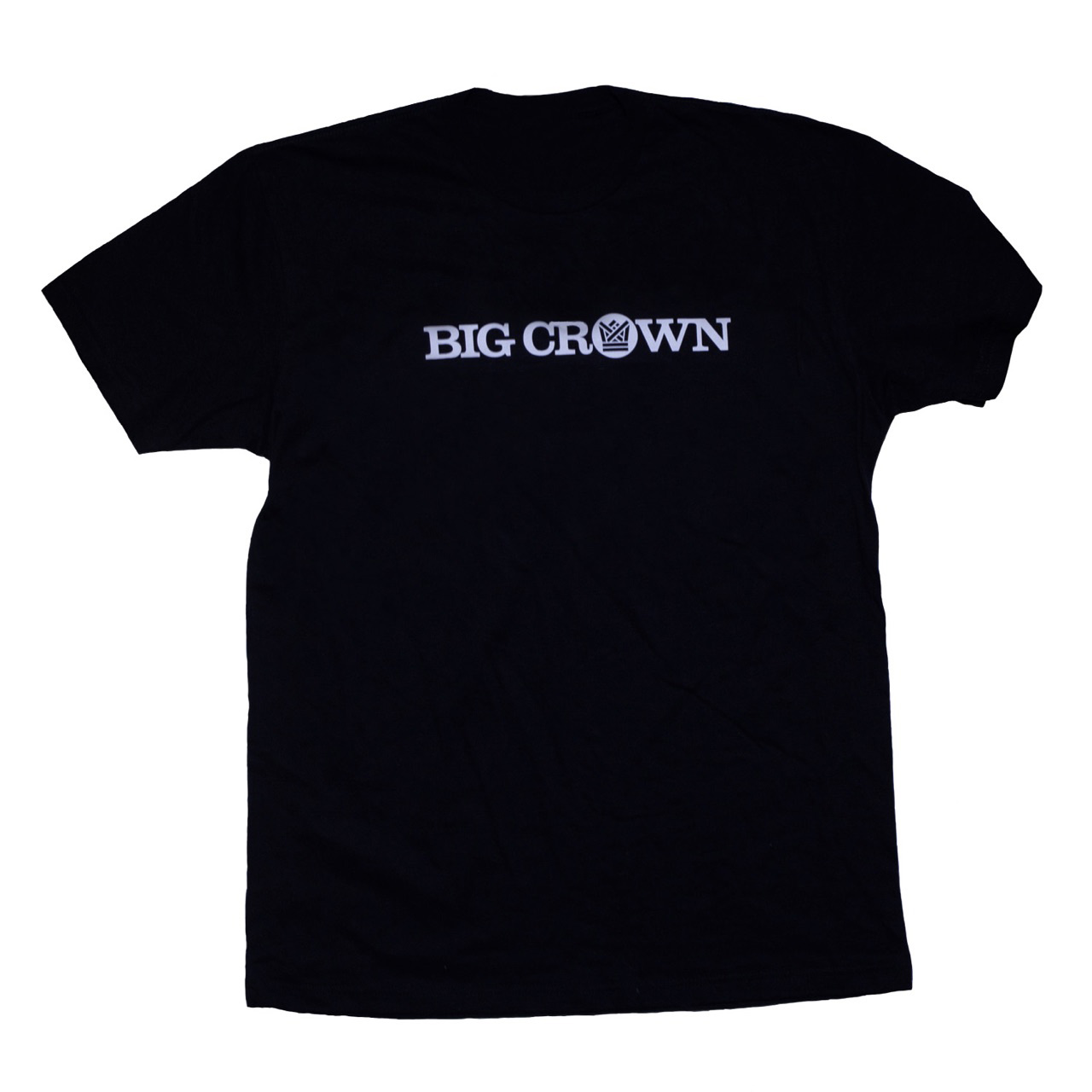 Big Crown Logo T-Shirt noir coton merch label soul funk
