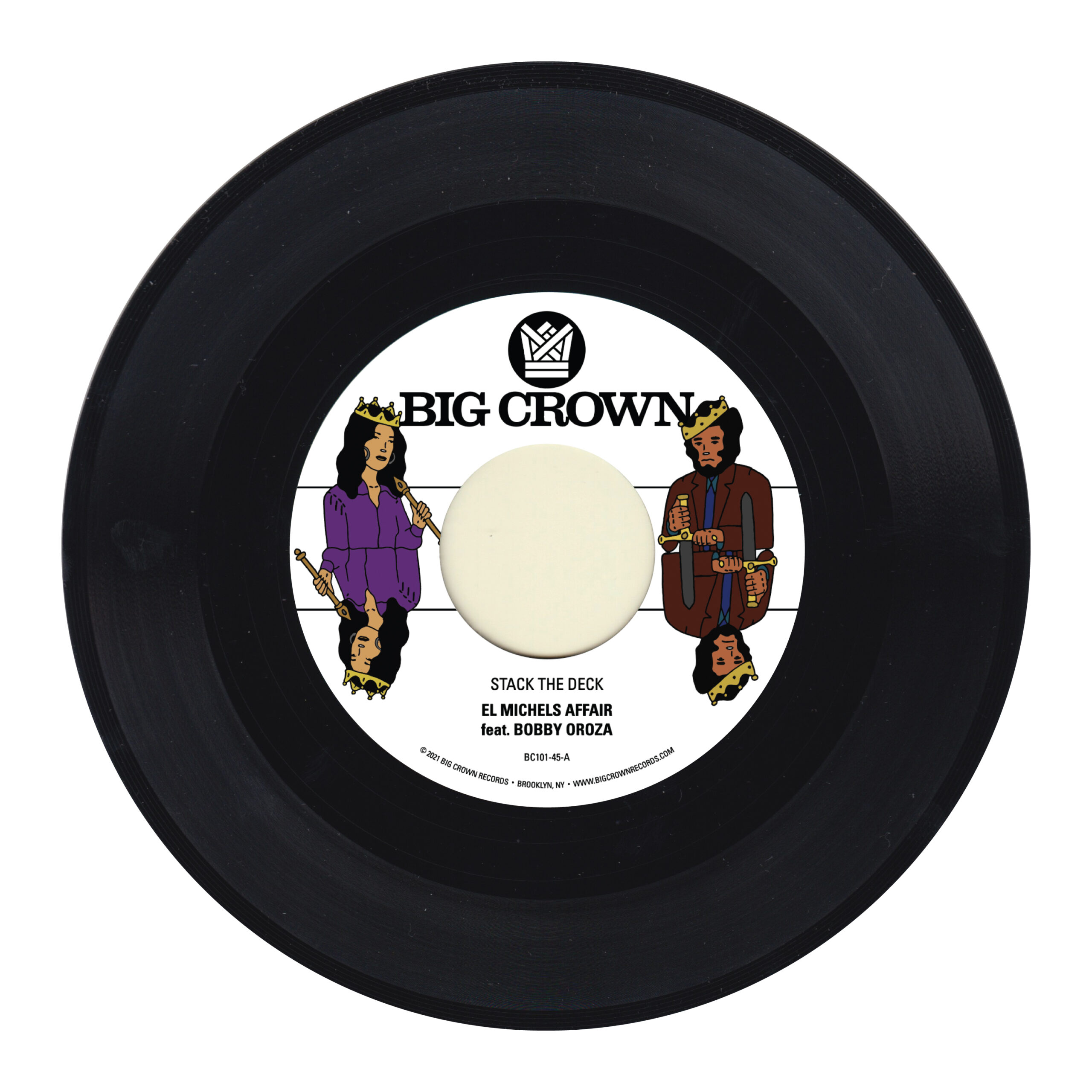 Big Crown Full House Bundle t-shirt vinyle 7" cartes