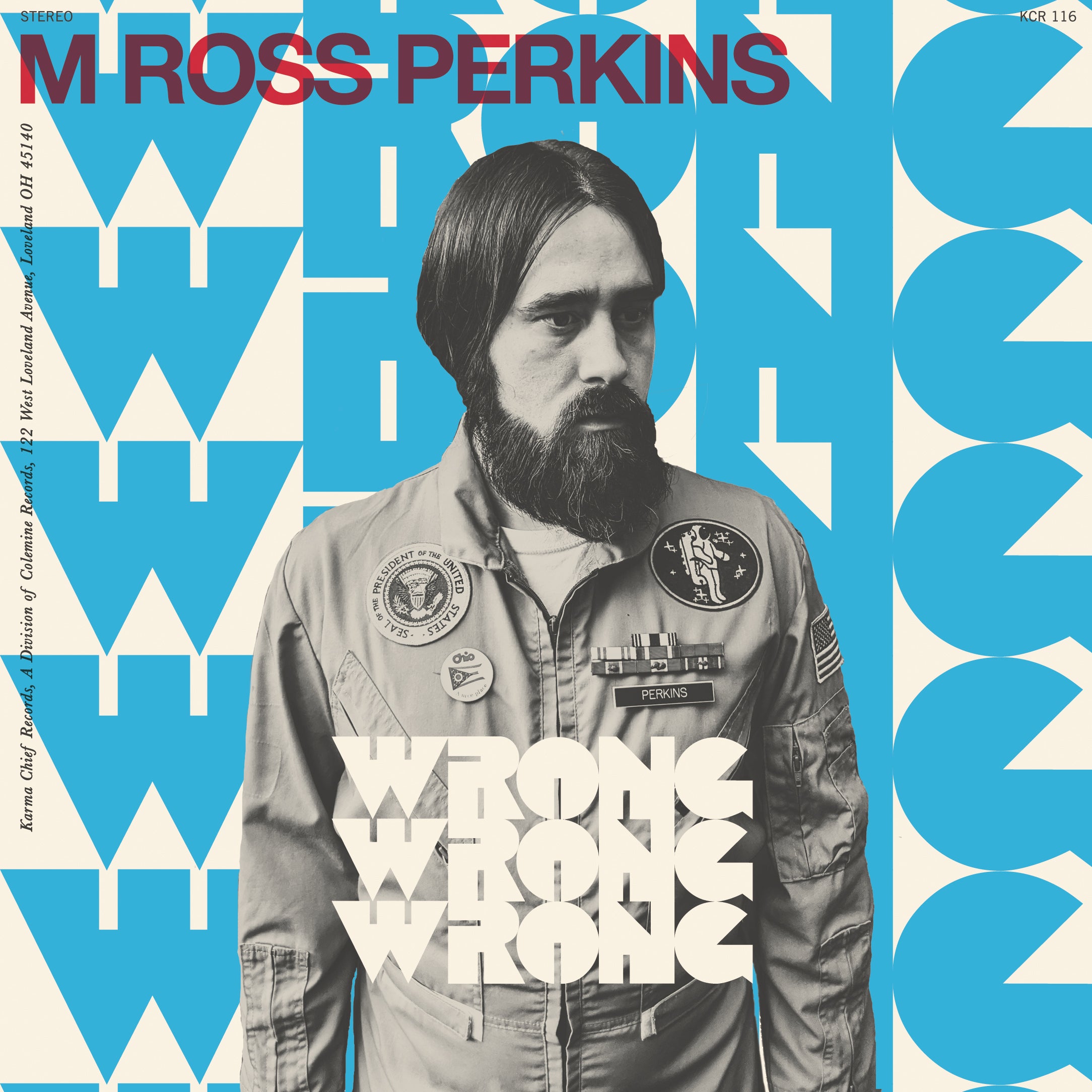 M Ross Perkins Wrong Wrong Wrong 45 tours vinyle rouge