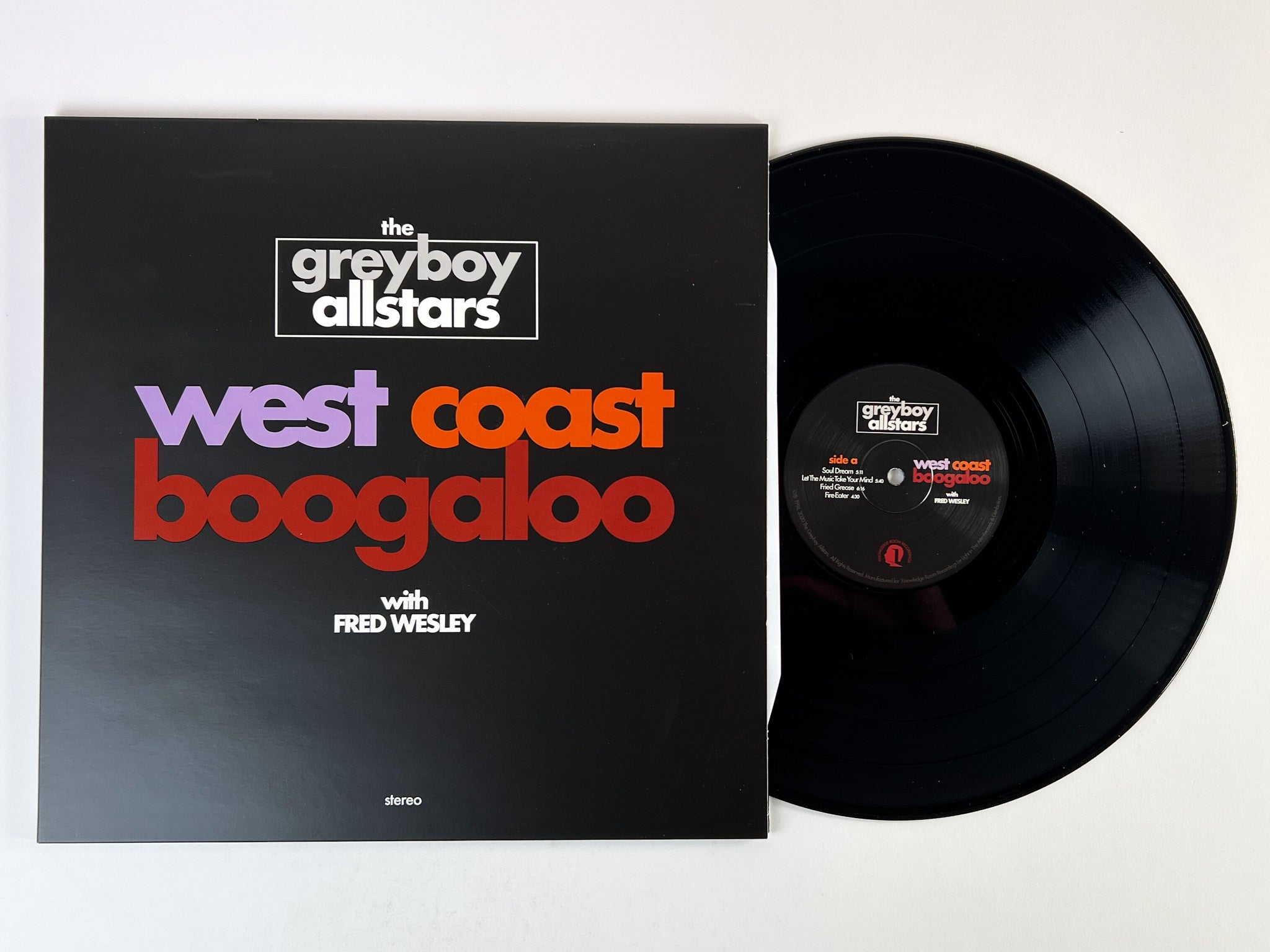 Greyboy Allstars West Coast Boogaloo vinyle LP noir jazz