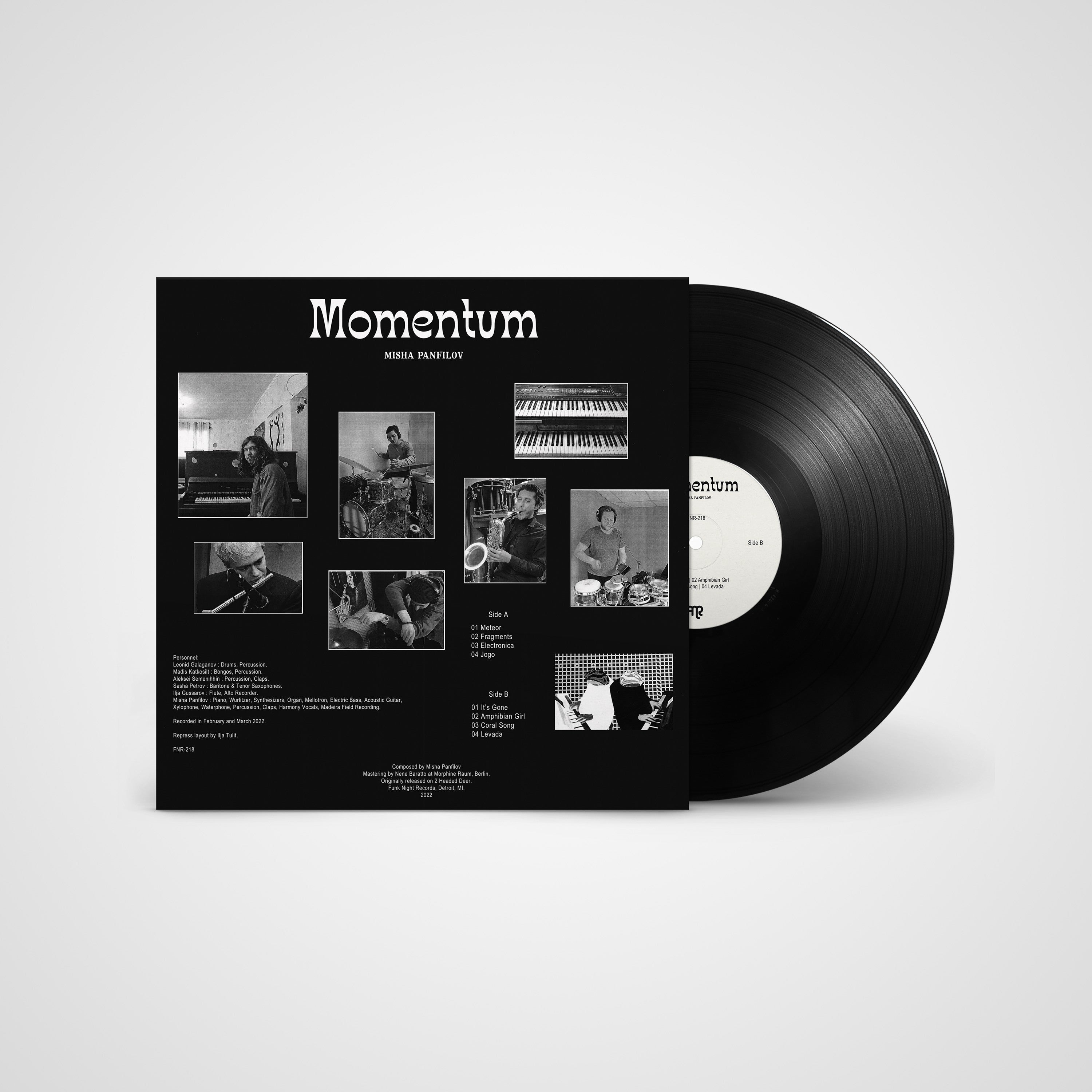 Misha Panfilov Momentum vinyle LP jazz funk