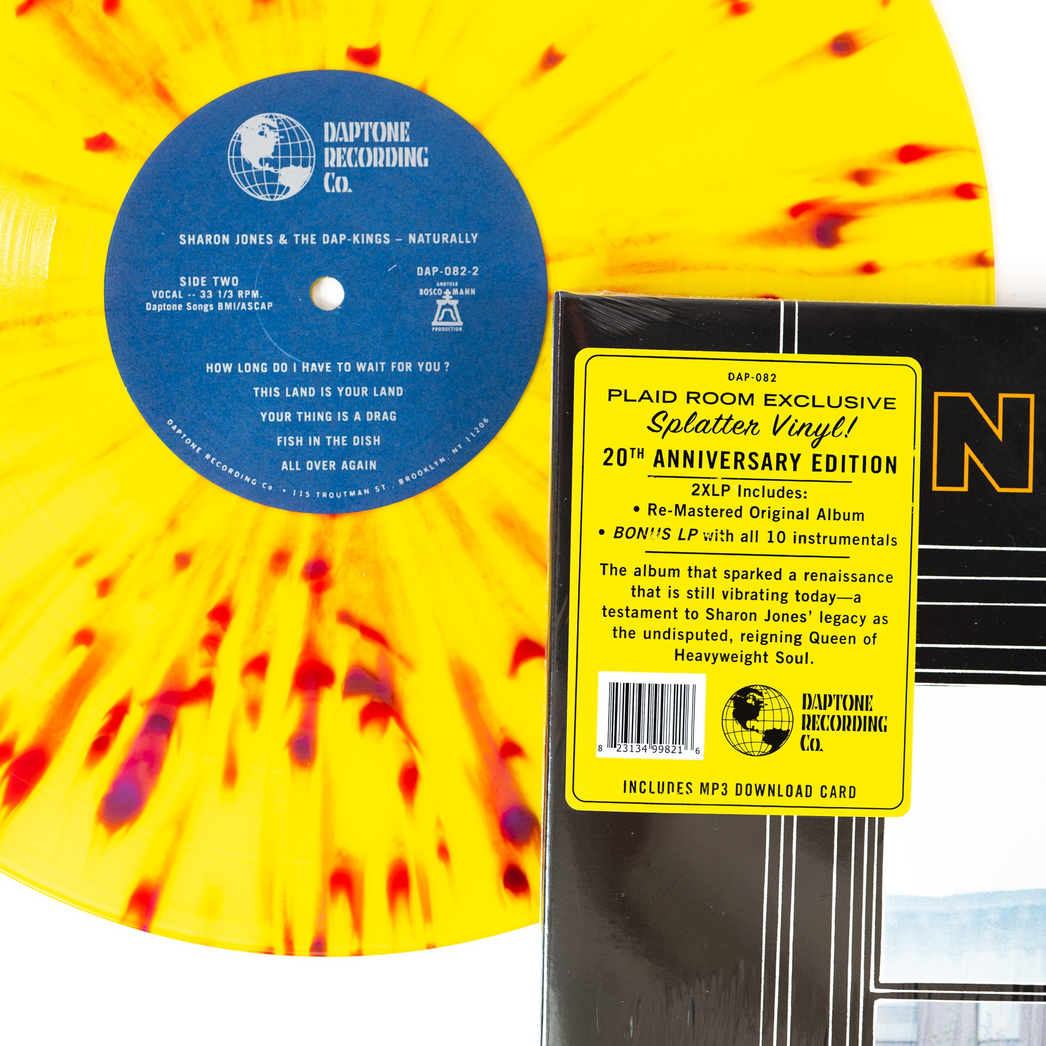 Sharon Jones Naturally double vinyle jaune + soul Daptone