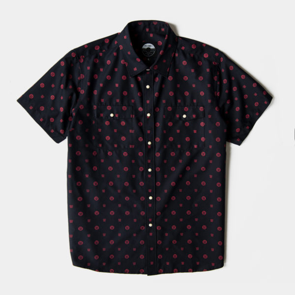 Big Crown Records Wilson & Willy’s chemise homme bleue rouge