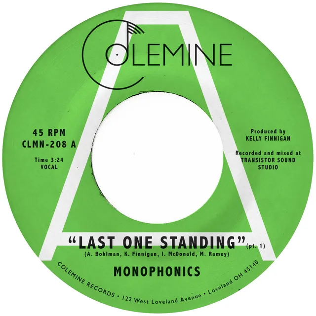 Colemine Monophonics Last One Standing vinyle 7 pouces