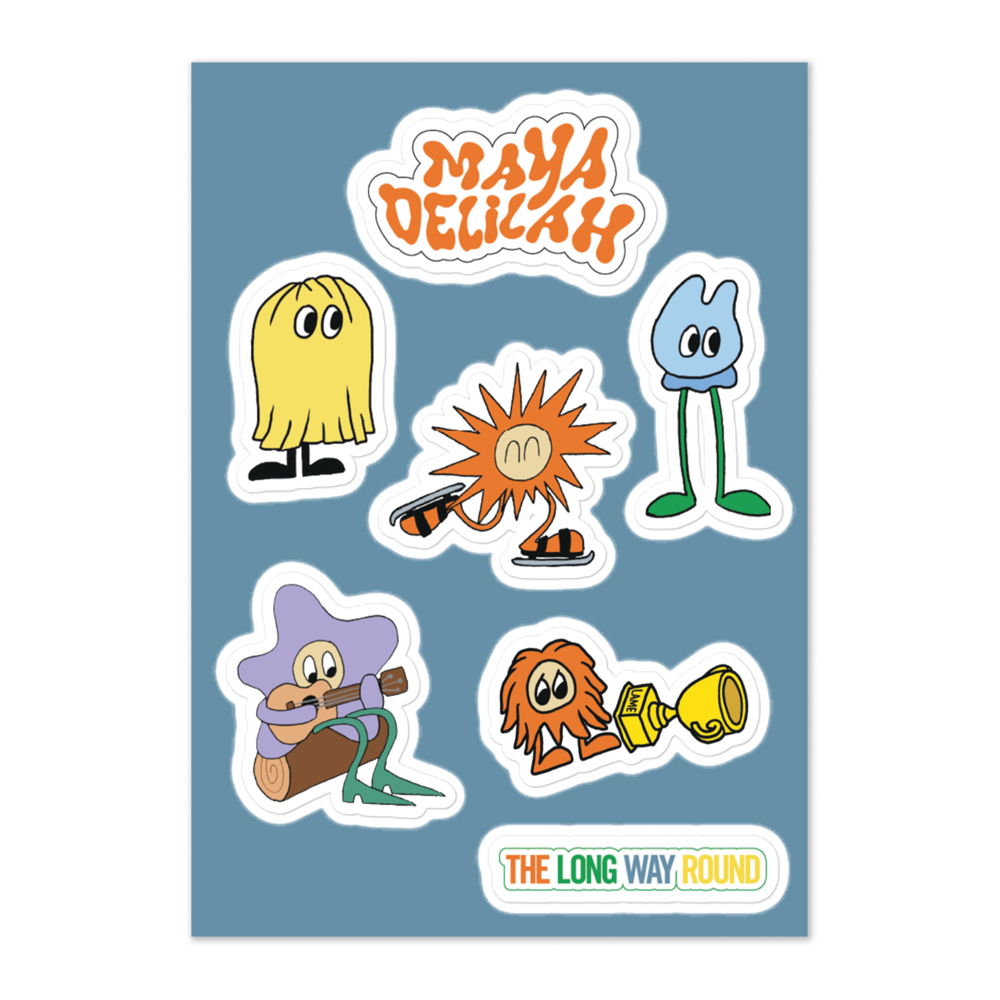 Blue Note Maya Delilah Spike planche stickers 7 pièces