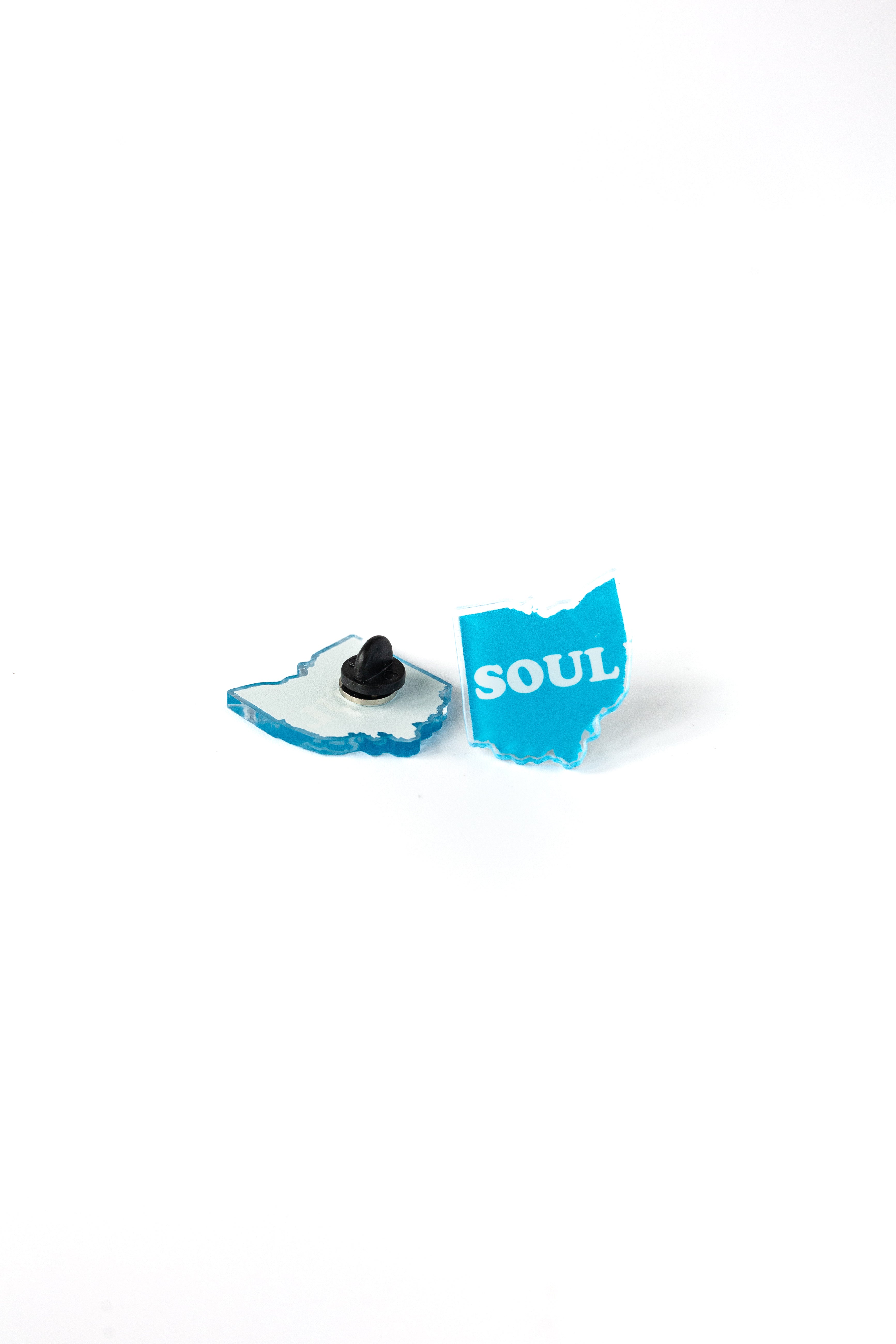 Ohio Soul Pin's émail 1 pouce accessoire veste sac
