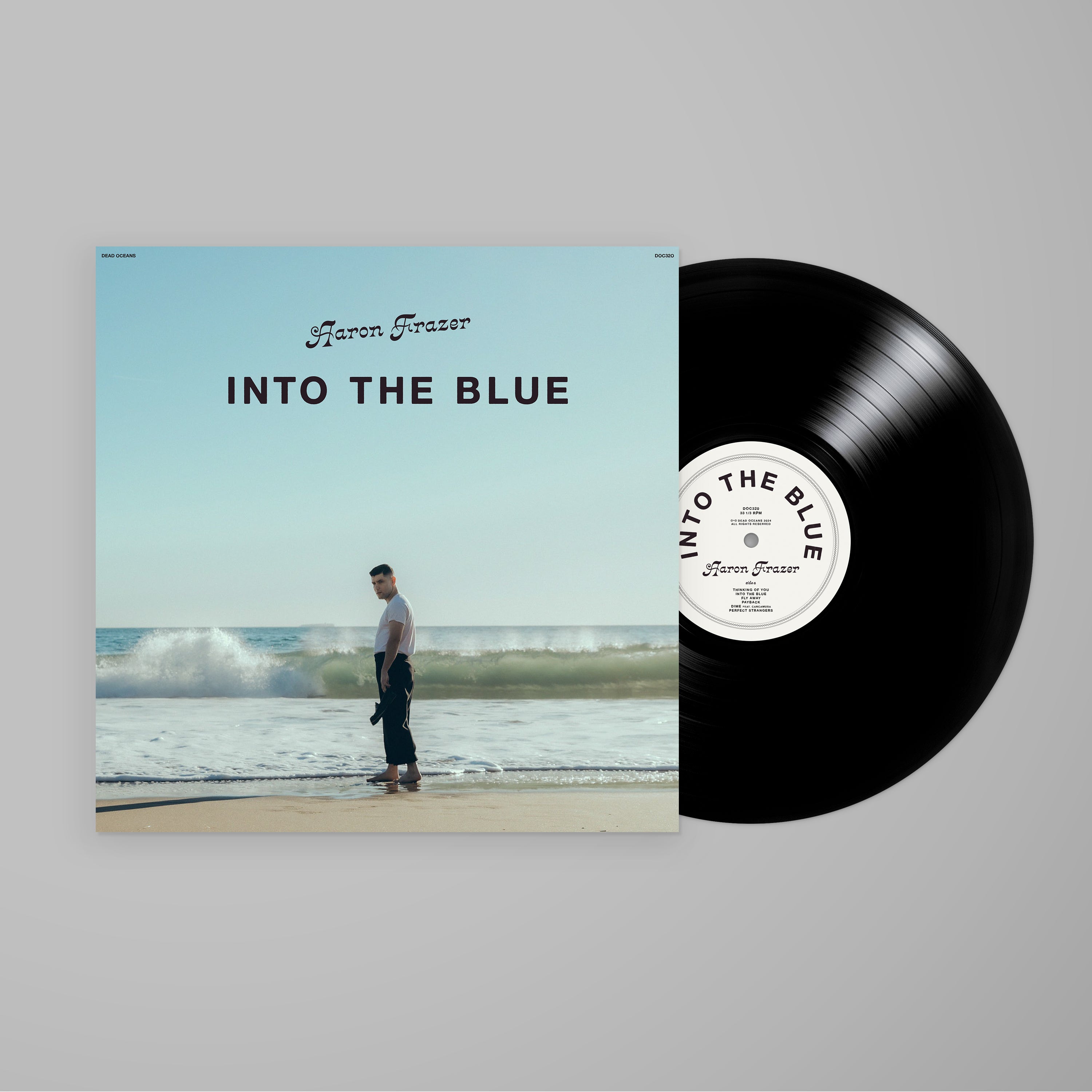 Aaron Frazer Into The Blue vinyle LP turquoise