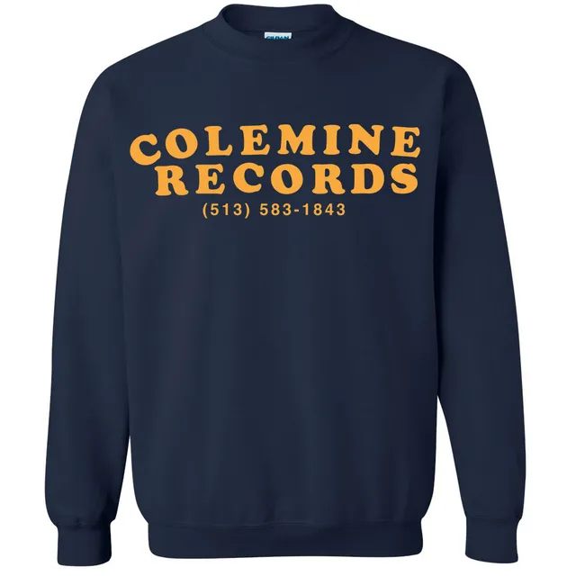 Colemine Phone Number Sweatshirt bleu marine coton