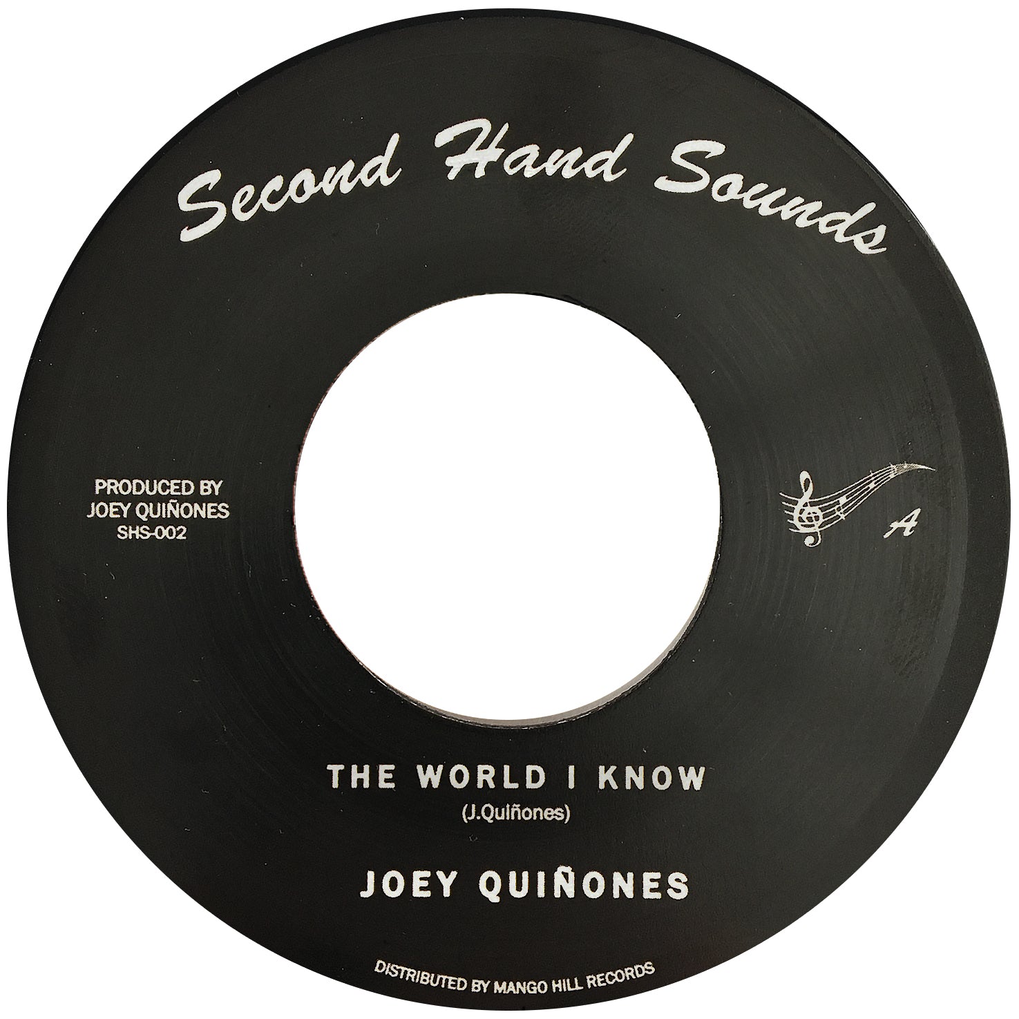 Joey Quiñones The World I Know 45 tours vinyle noir