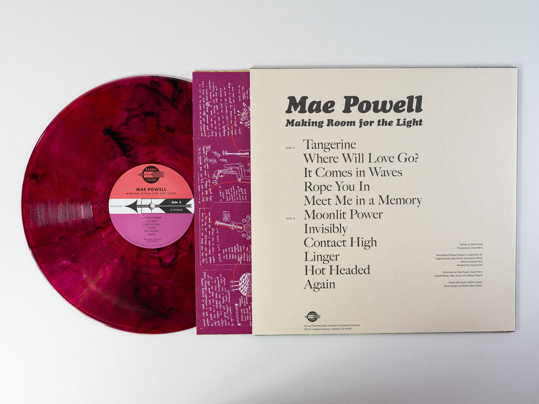 Mae Powell Making Room Vinyle LP moonlit swirl indie