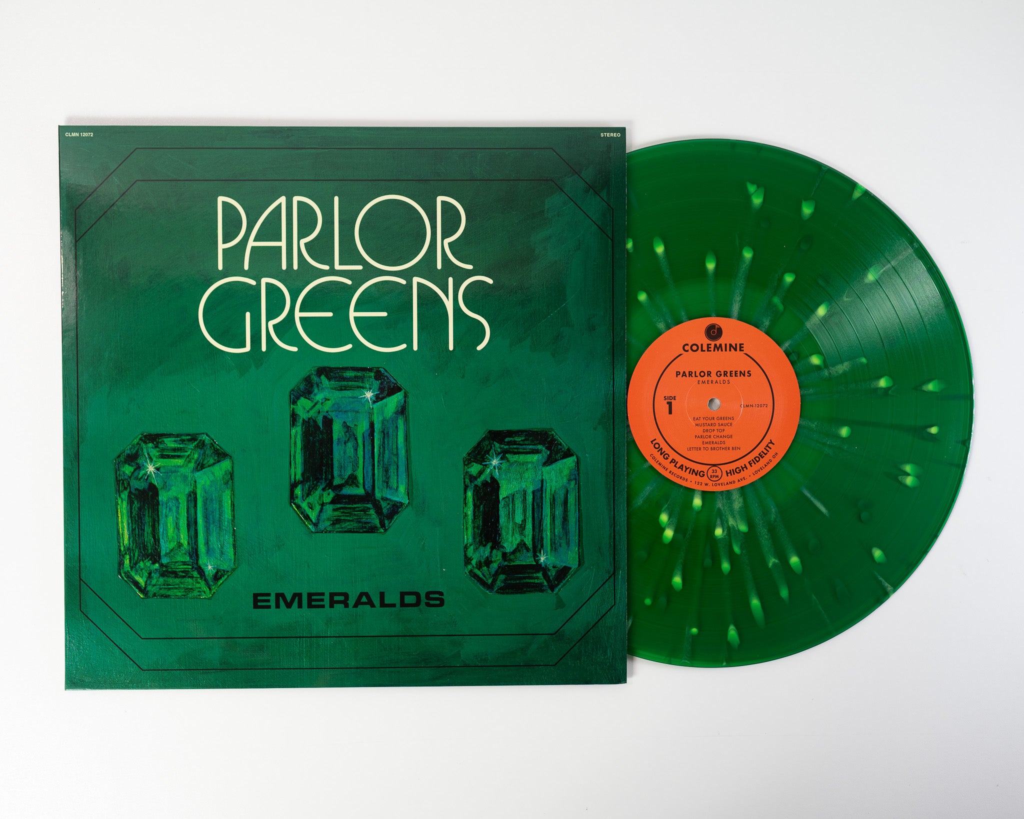 Colemine Parlor Greens Emeralds vinyle LP vert funk