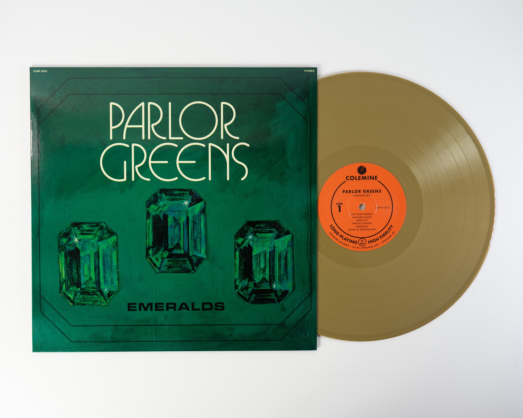 Colemine Parlor Greens Emeralds vinyle LP vert funk