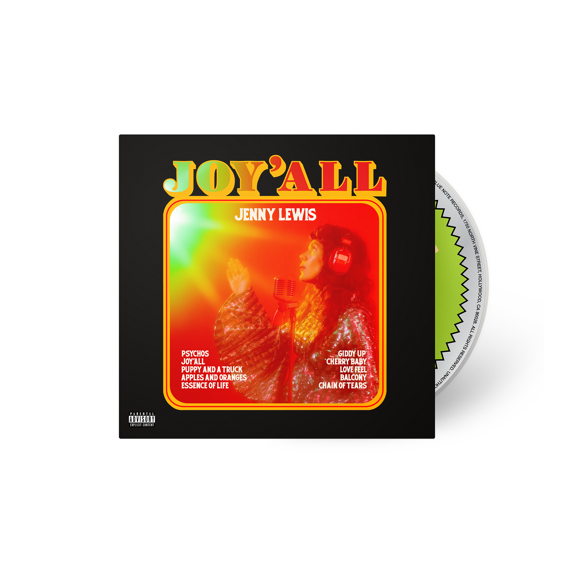 Blue Note Jenny Lewis Joy'All CD 10 titres signé Dave Cobb
