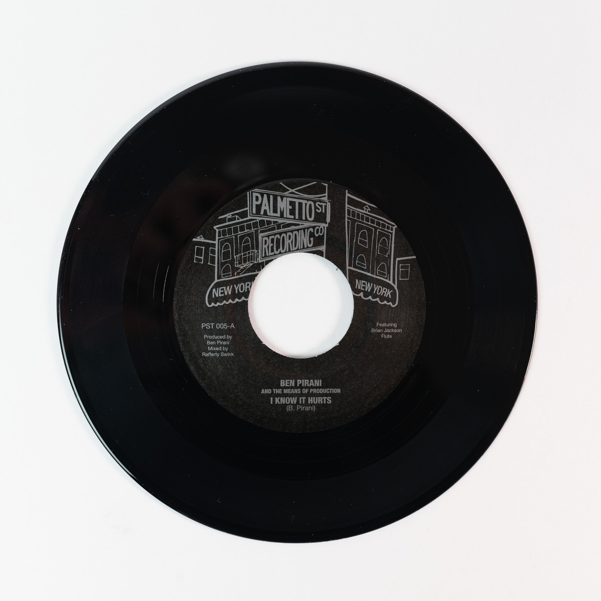 Ben Pirani I Know It Hurts vinyle 7 pouces noir soul