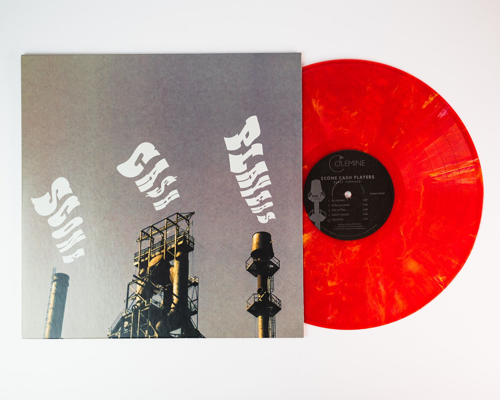 Scone Cash Players Blast Furnace! vinyle LP rouge funk