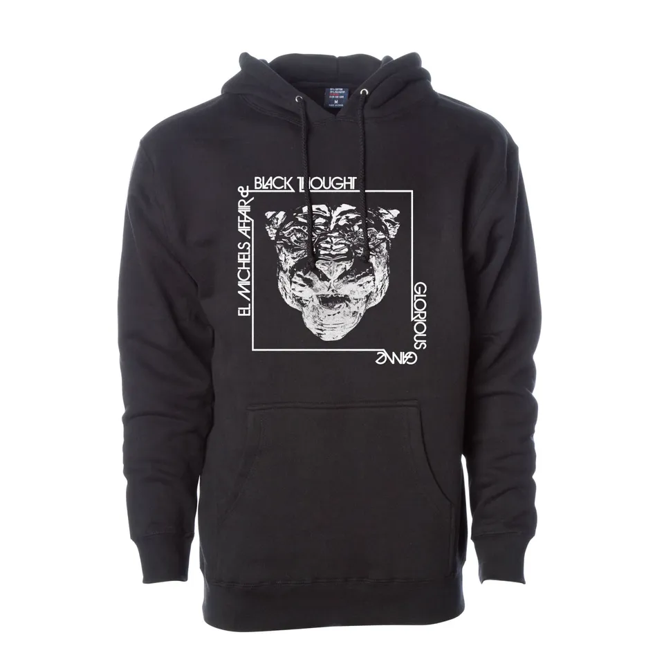 Big Crown Records EMABT sweat capuche panthère noir