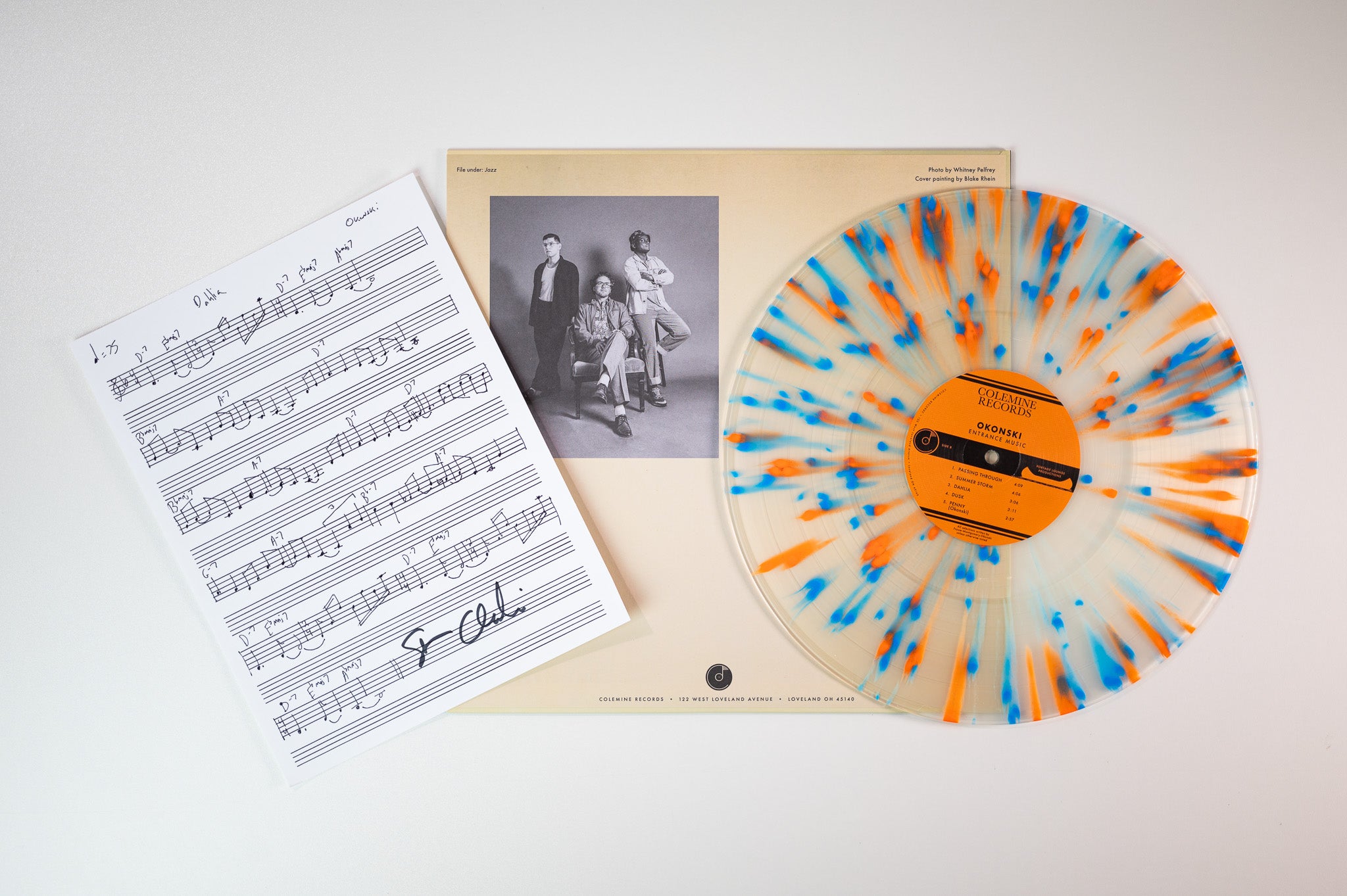 Okonski Entrance Music LP vinyle noir trio jazz