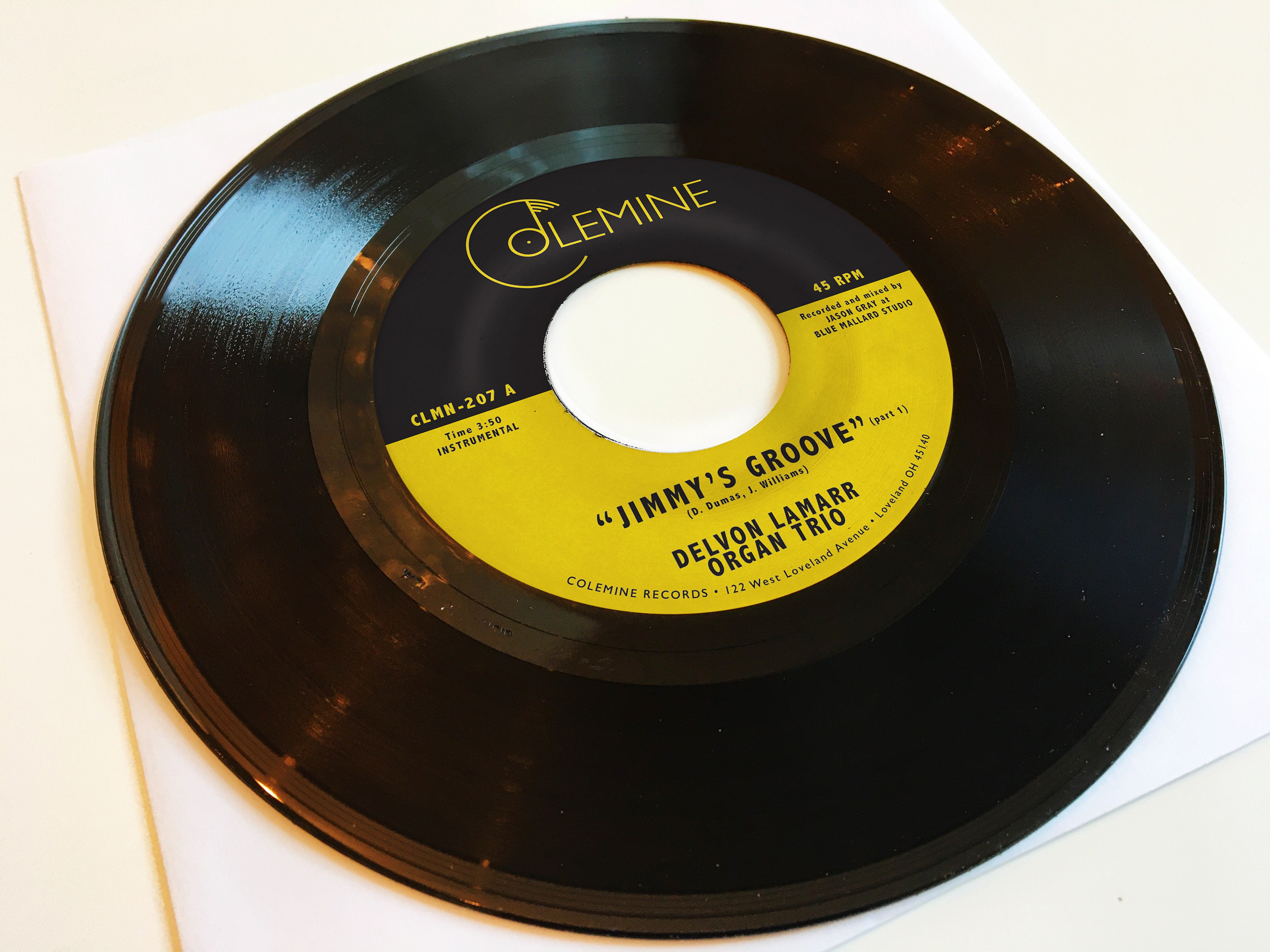 Delvon Lamarr Jimmy's Groove 45 tours 7 pouces funk