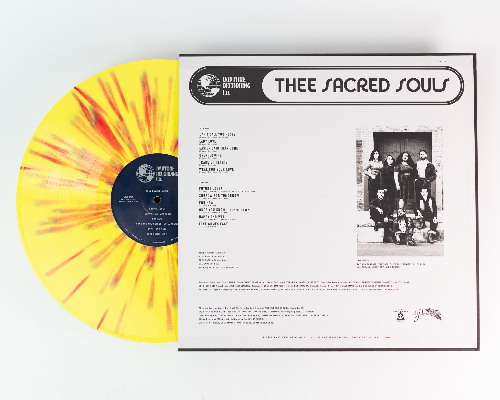 Thee Sacred Souls album LP vinyle noir soul 60s
