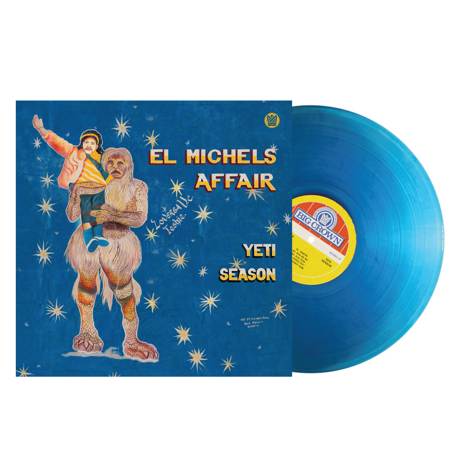 Big Crown El Michels Affair Yeti Season vinyle bleu LP