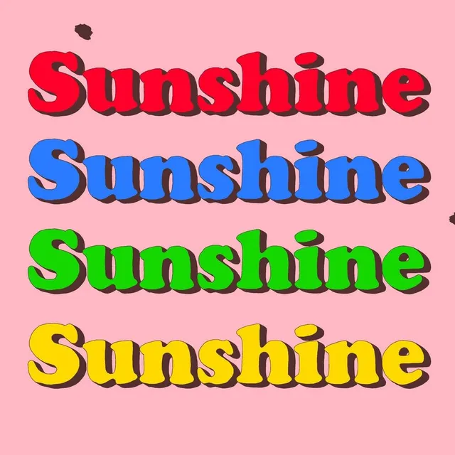King Pari Sunshine 45 tours vinyle rose 7 pouces
