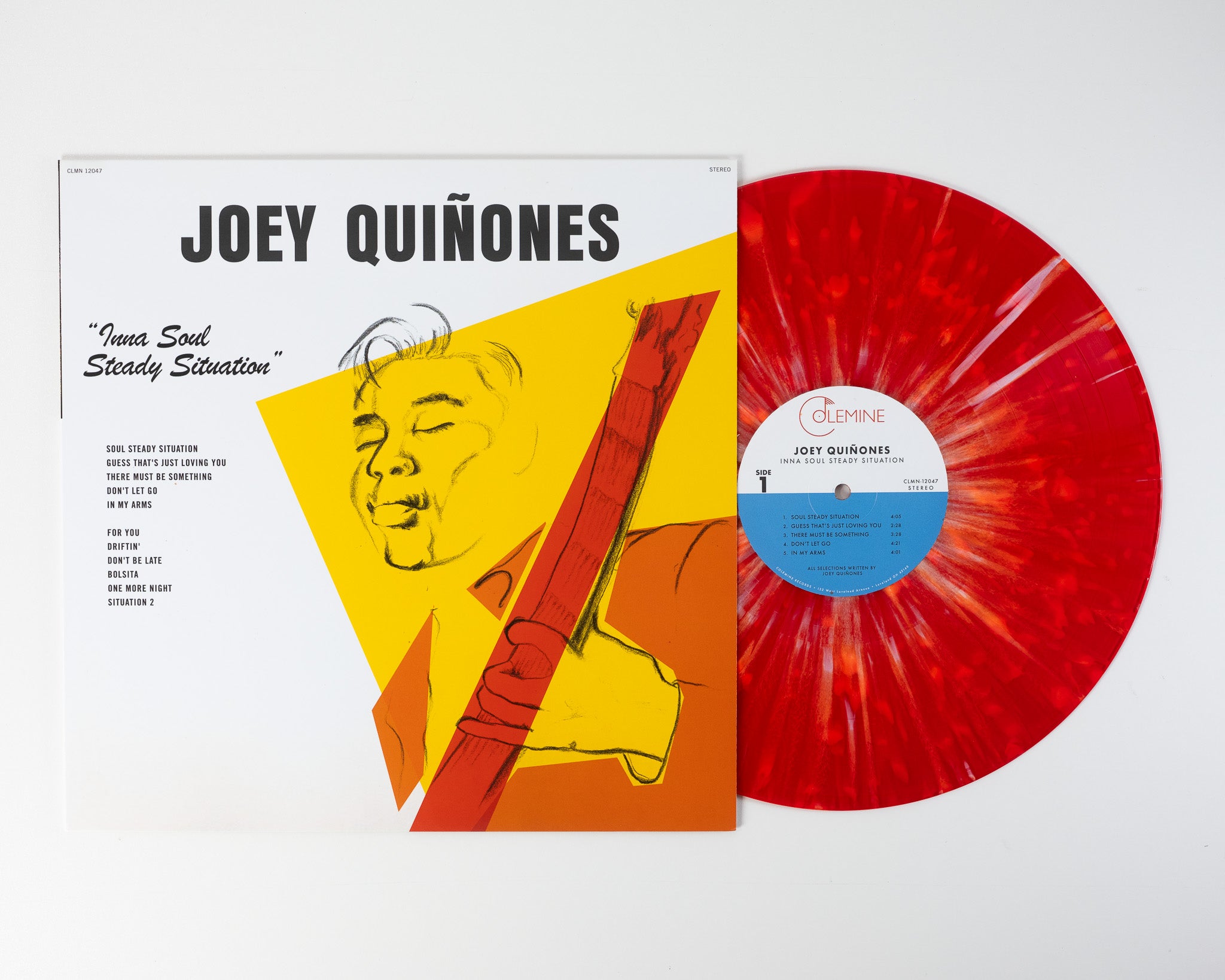 Joey Quiñones Inna Soul vinyle LP orange reggae soul