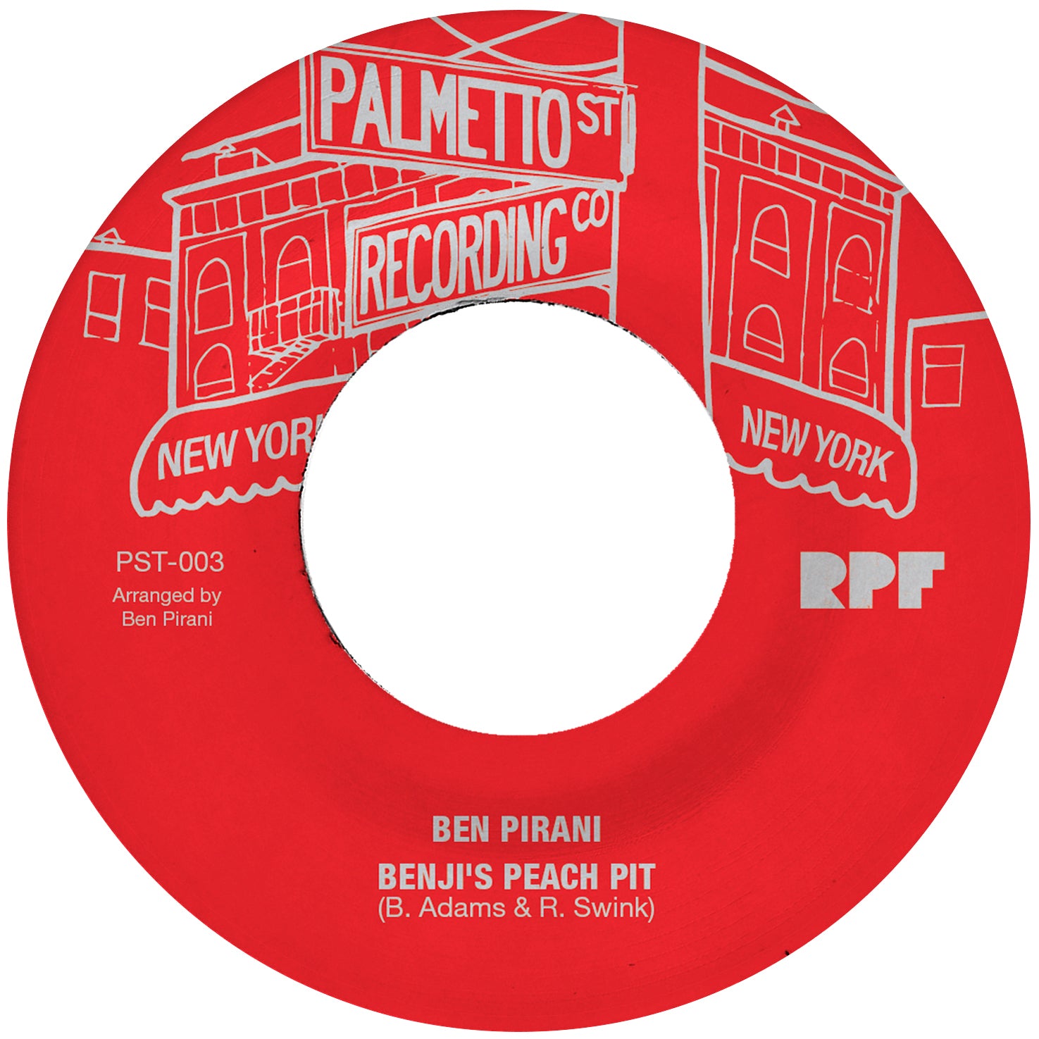 Ben Pirani Benji's Peach Pit 45 tours vinyle noir