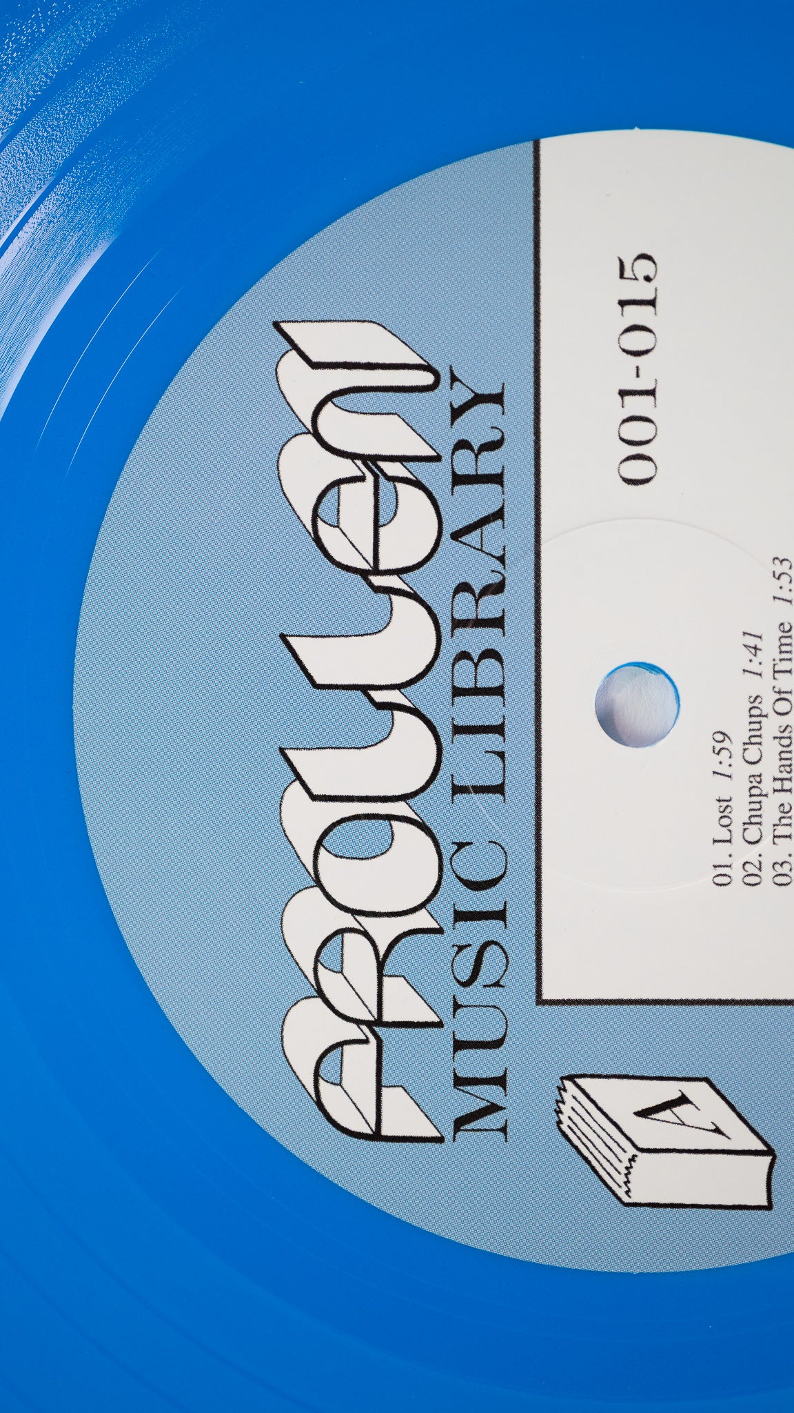 Frollen Music Library 001-015 LP vinyle bleu hip-hop