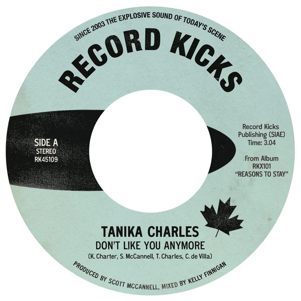 Tanika Charles Don't Like You 45 tours vinyle clear soul