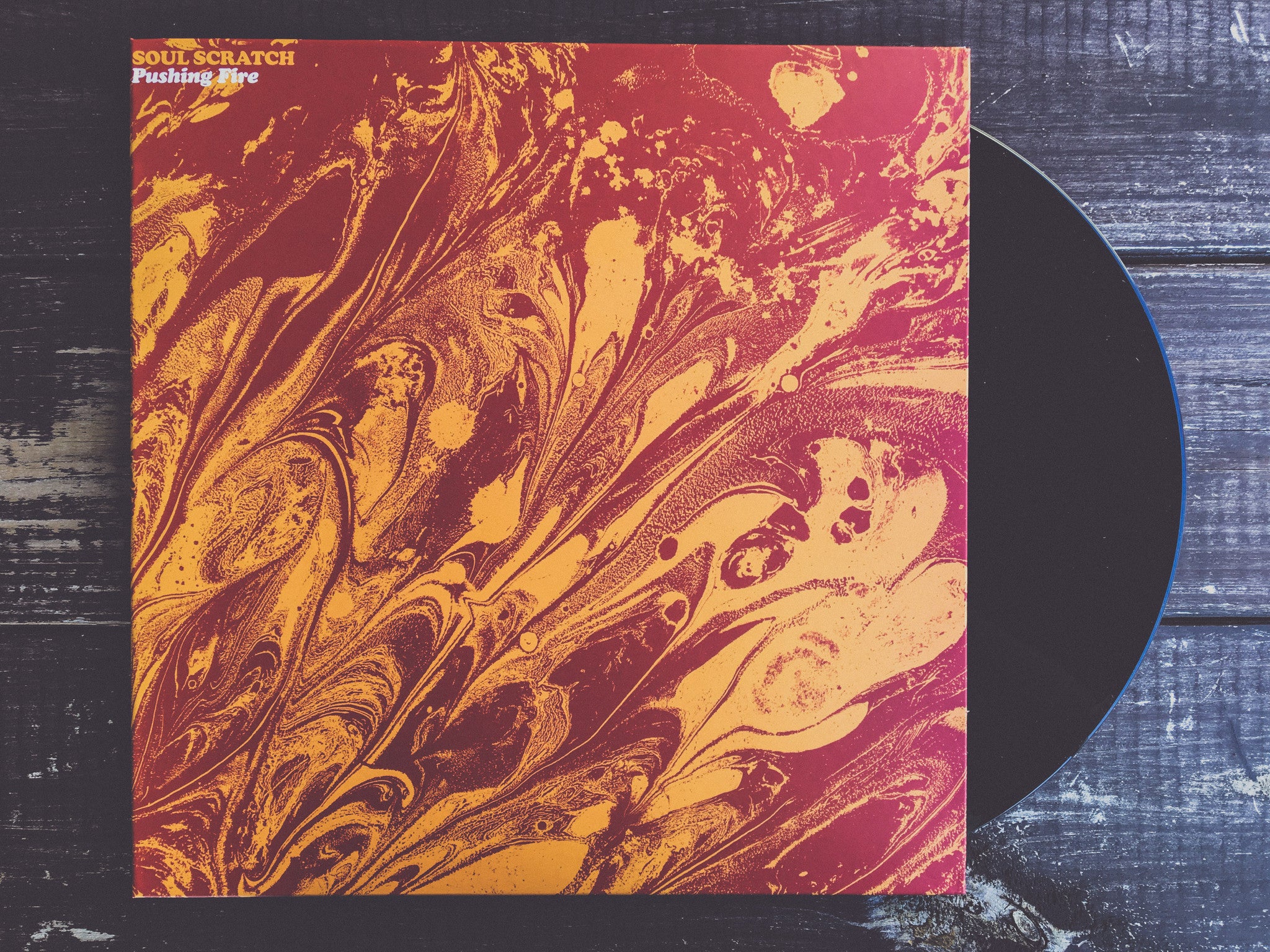 Colemine Soul Scratch Pushing Fire vinyle LP gatefold