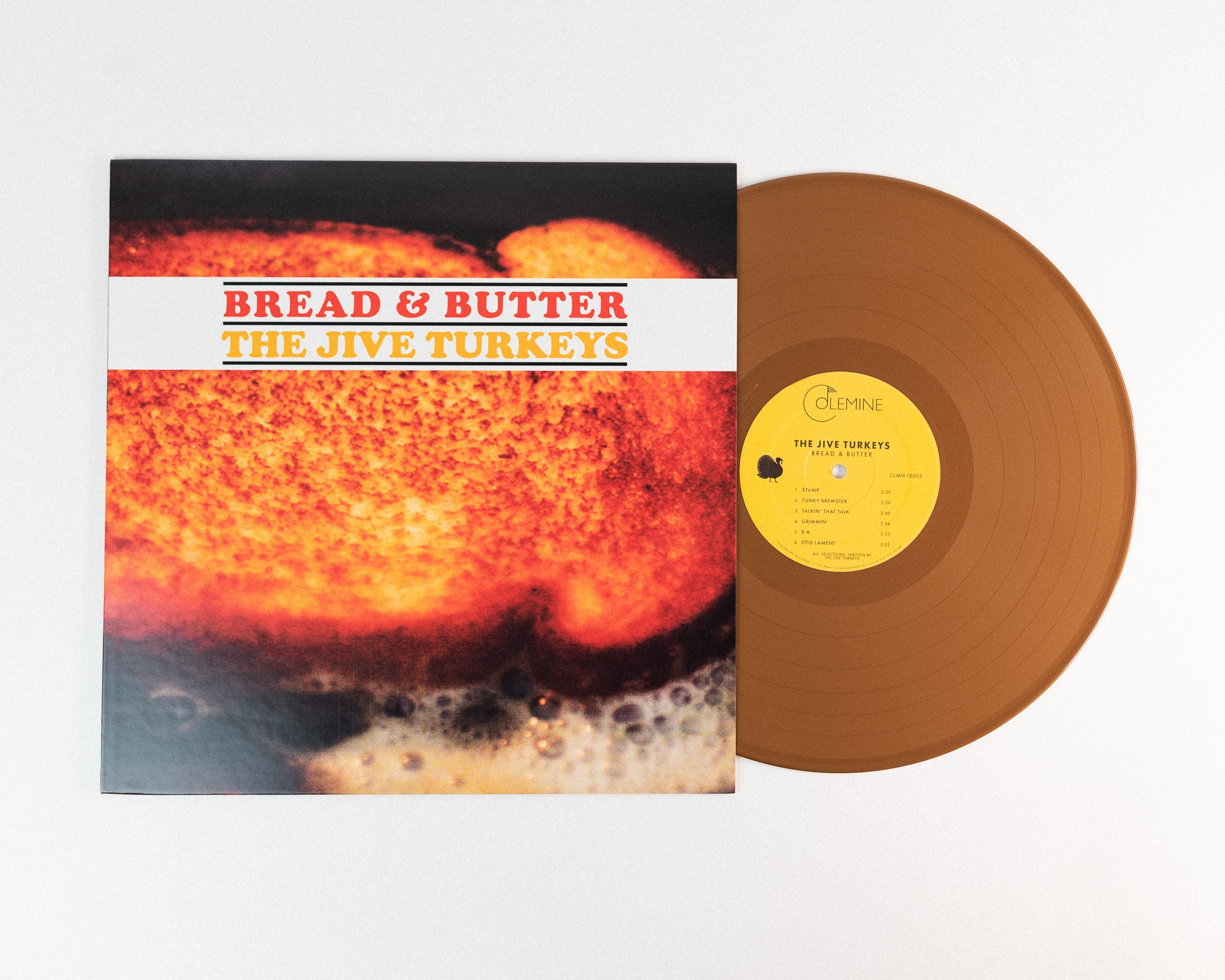 The Jive Turkeys Bread & Butter LP vinyle marron funk