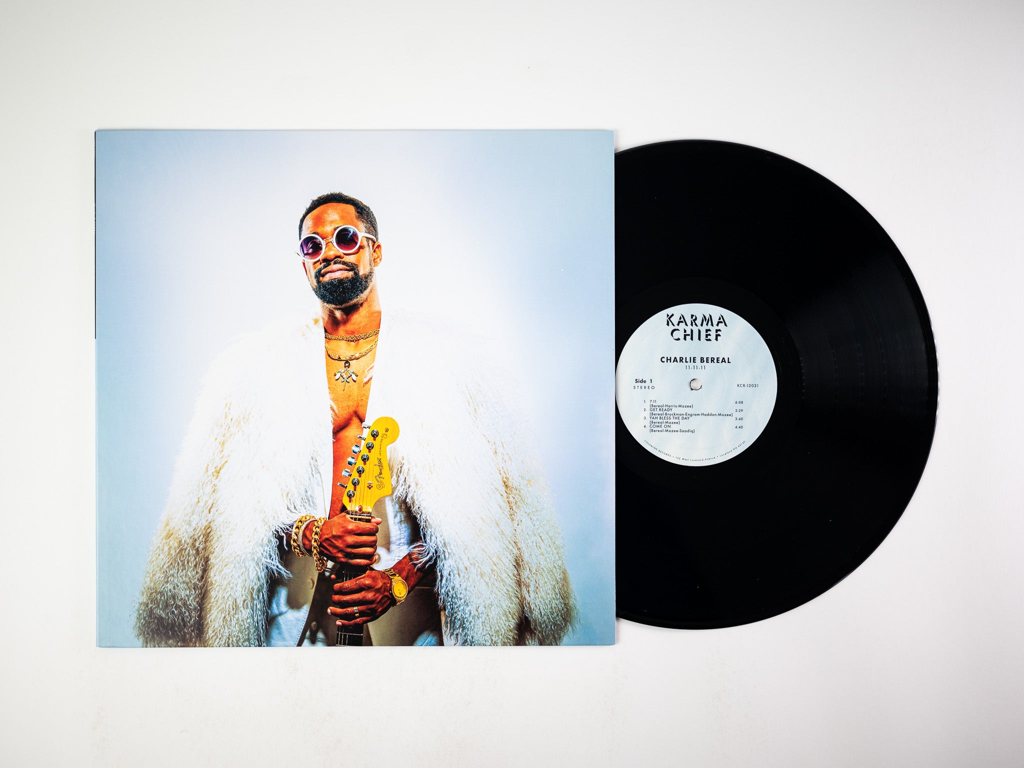 Charlie Bereal 11-11-11 vinyle LP bleu poudre soul