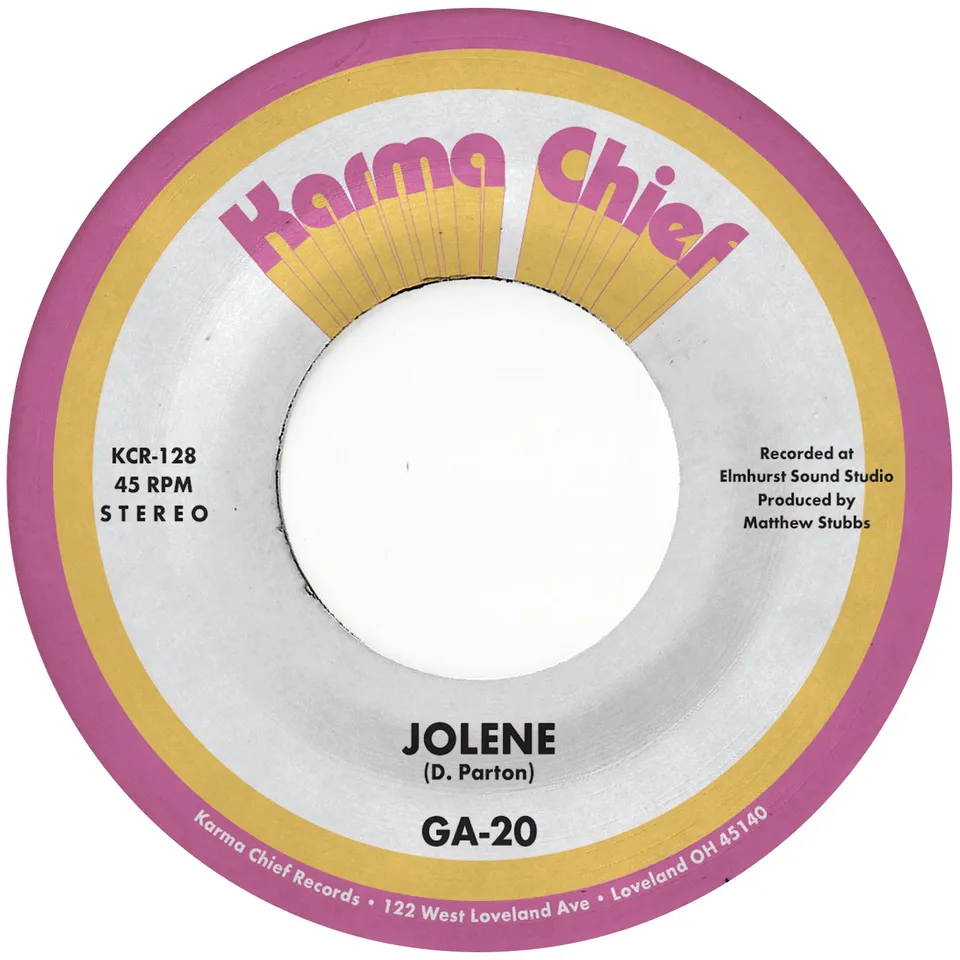GA-20 Jolene 45 tours vinyle 7" marron blues country