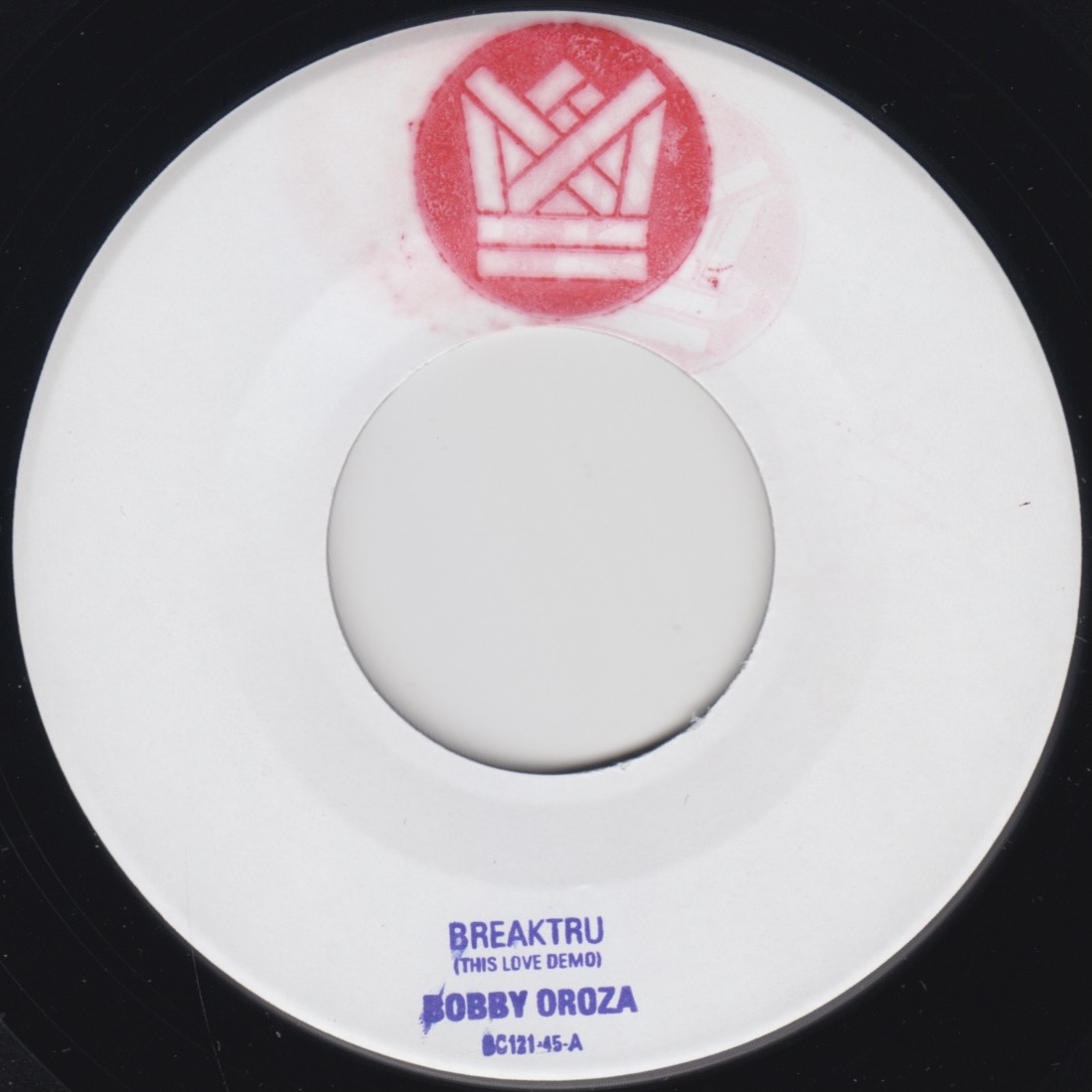 Big Crown Records Breaktru 45 tours vinyle rouge